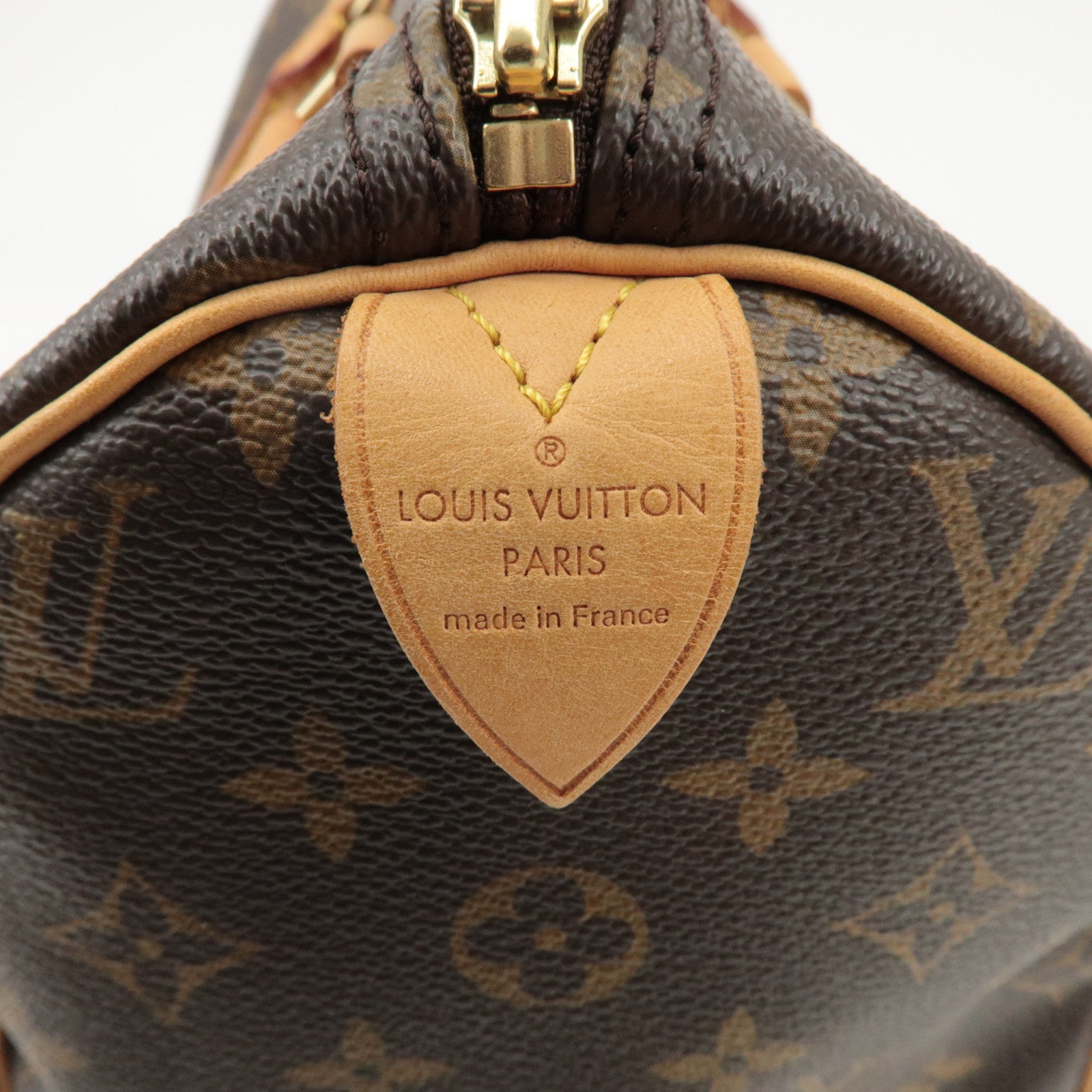 Louis Vuitton Monogram Speedy 30 Hand Bag Boston Bag M41526 Used