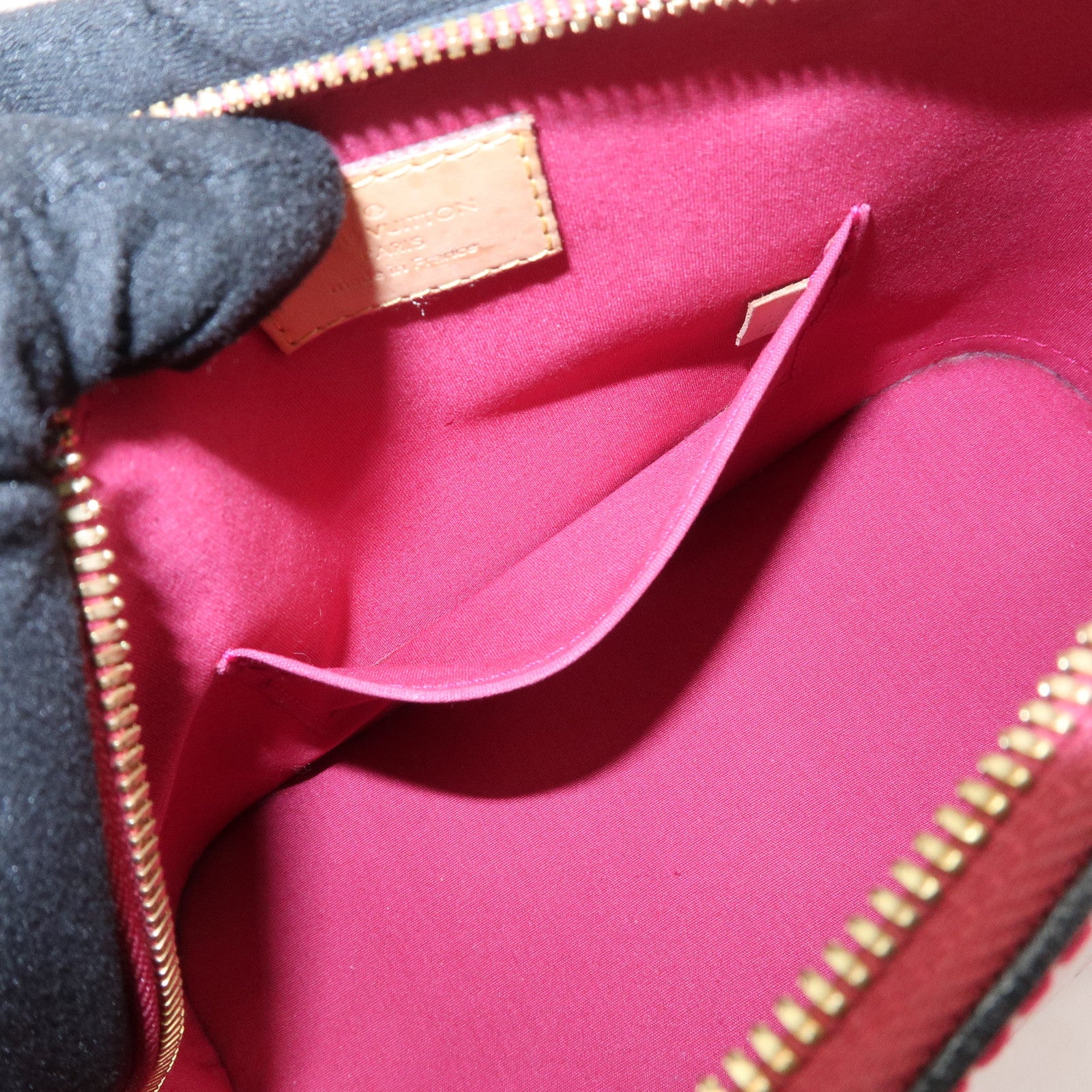 Louis Vuitton Monogram Vernis Alma BB 2Way Bag Rose Indien M91771
