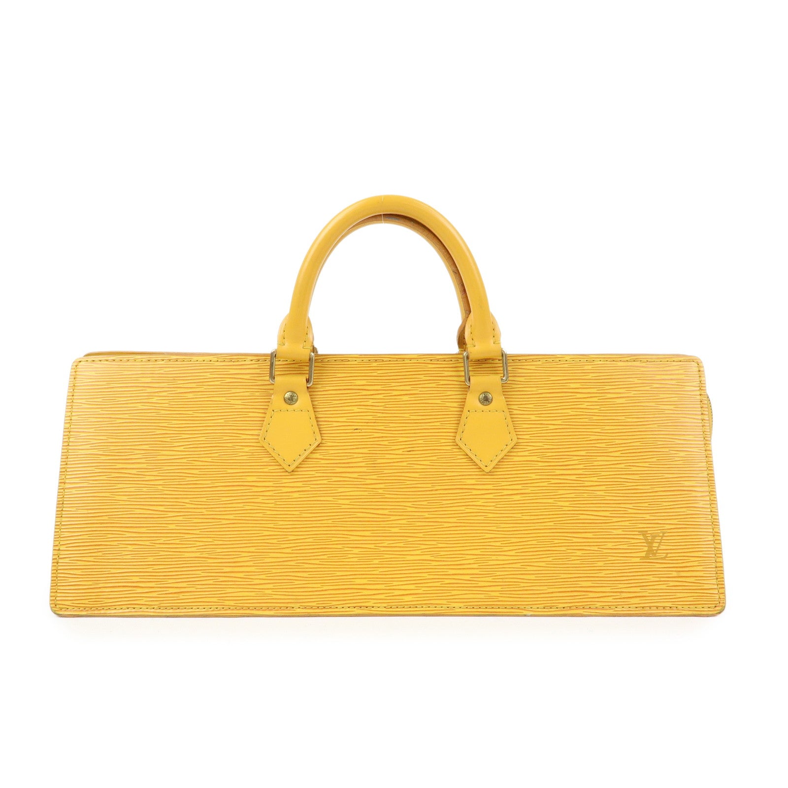 Louis Vuitton Epi Sac Triangle Hand Bag Tassili Yellow M52099