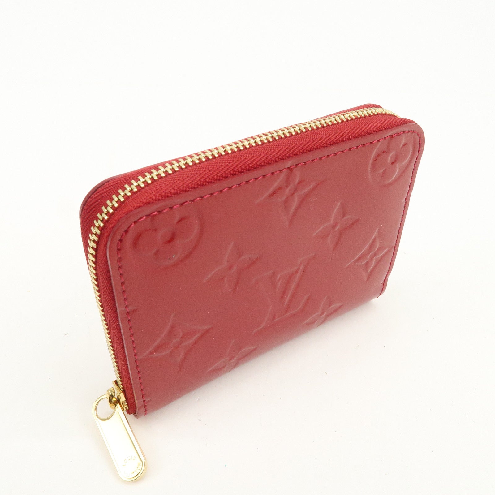Louis Vuitton Monogram Vernis Zippy Coin Purse Pomme d'Amour M93608