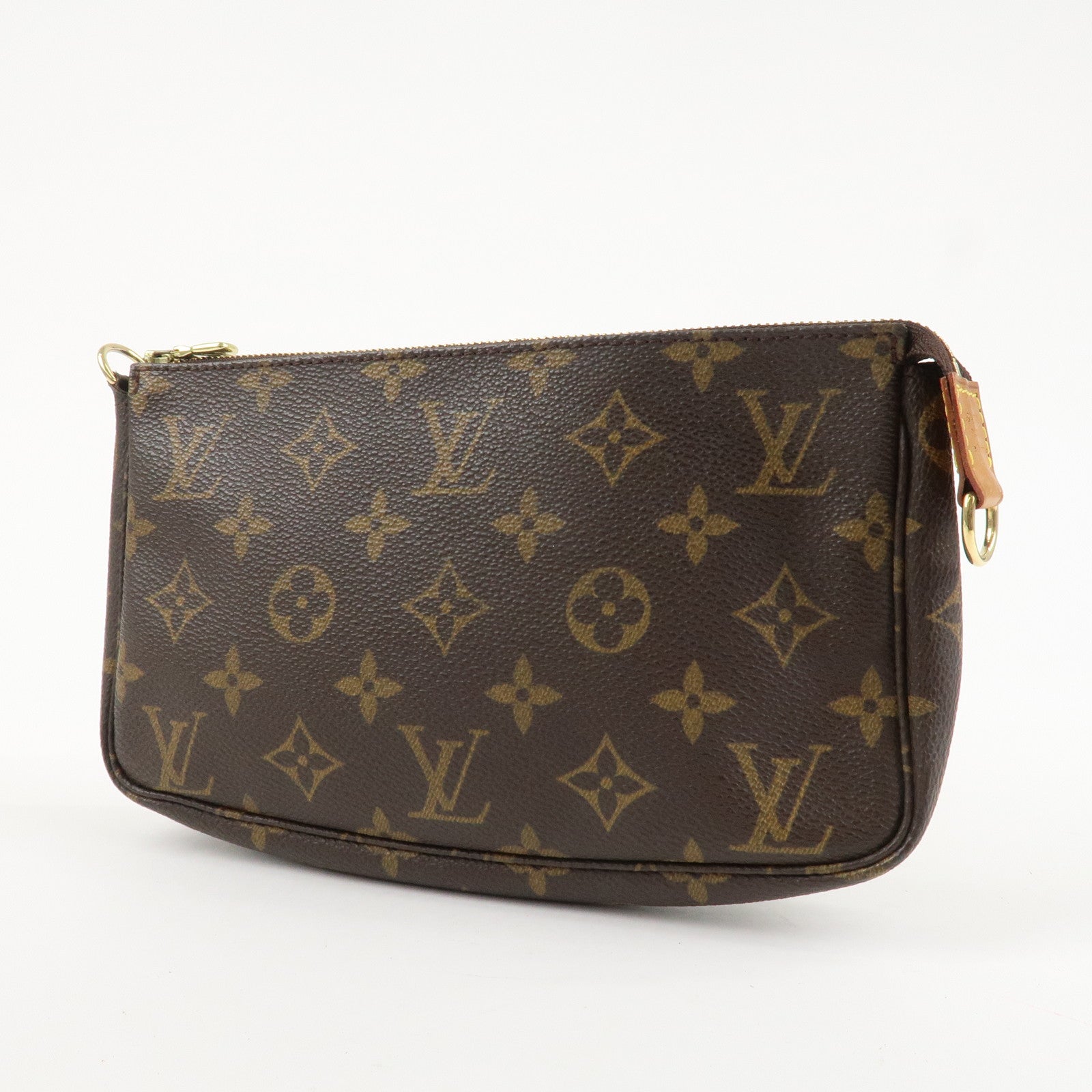 Louis Vuitton Monogram Pochette Accessoires Pouch Brown M51980 Used