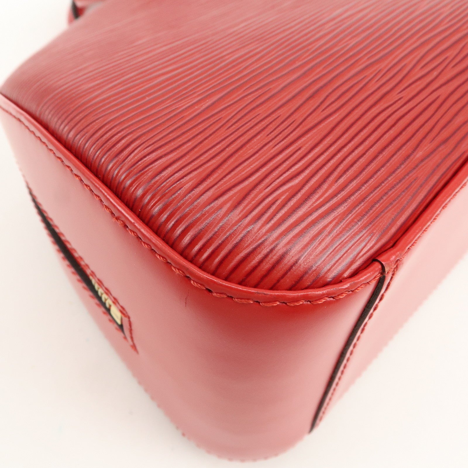 Louis Vuitton Epi Leather Jasmine Hand Bag Castilian Red M52087