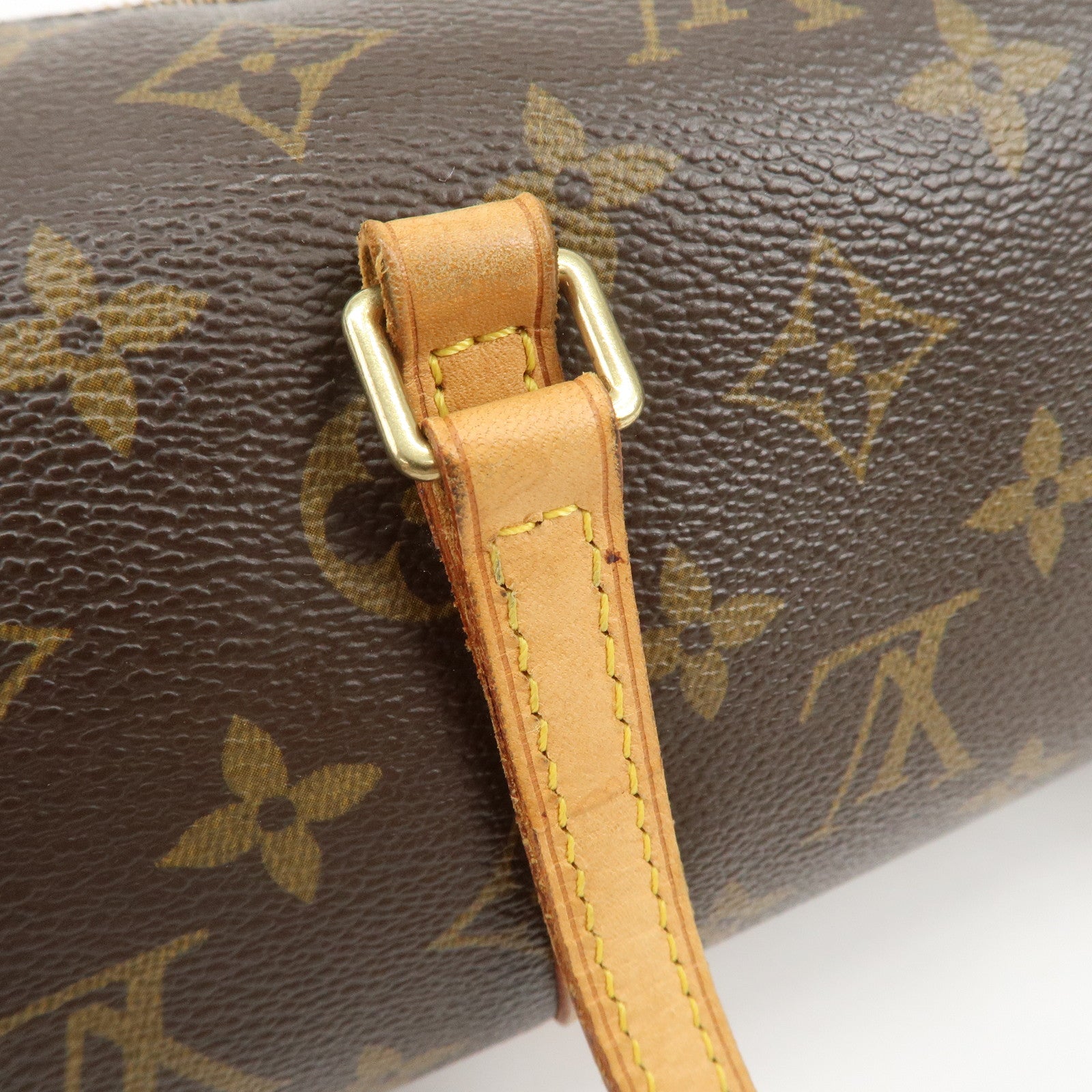 Louis Vuitton Monogram Papillon 26 Hand Bag Brown M51386