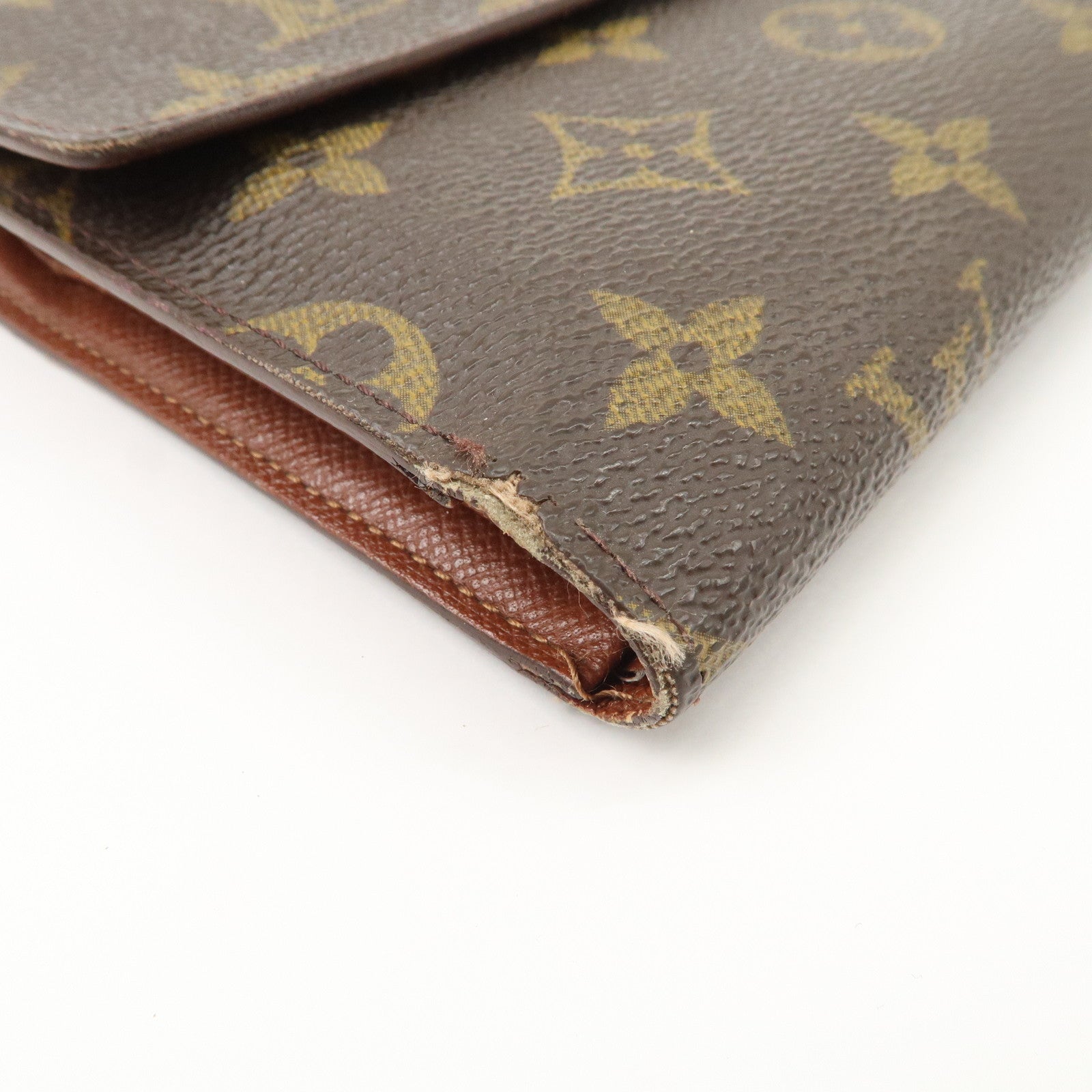 Louis Vuitton Monogram Set of 3 Wallet M61202 M61619 Used
