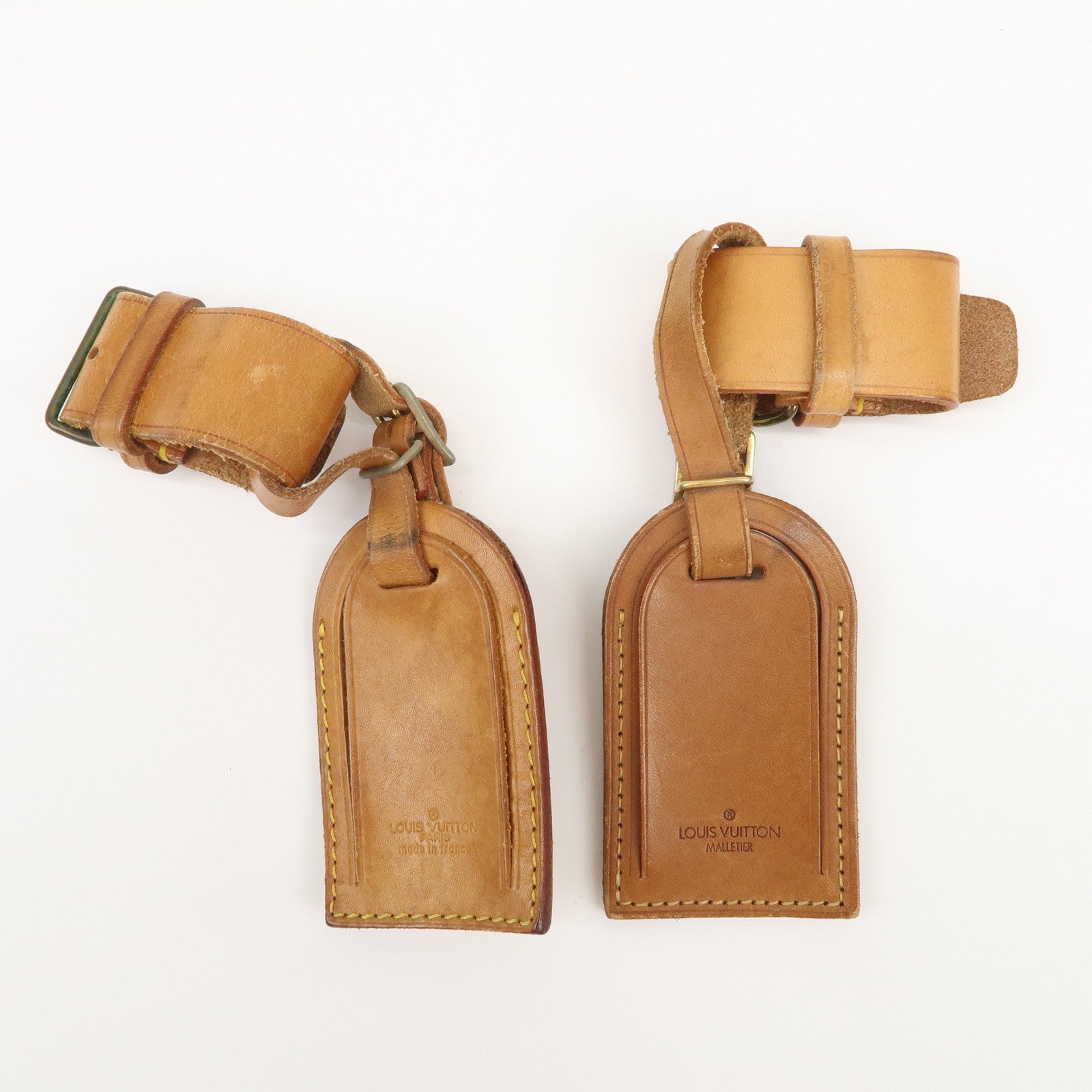 Louis Vuitton Set of 10 Leather Name Tag & Poignet