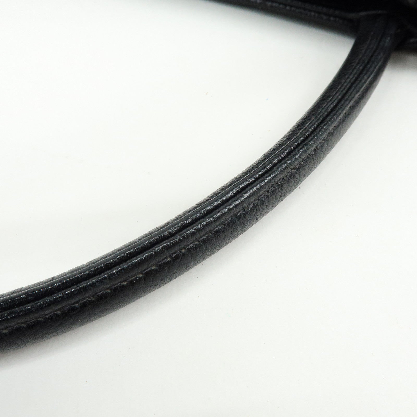 CHANEL Matelasse COCO Mark Medallion Tote Bag Hand Bag Black A01804