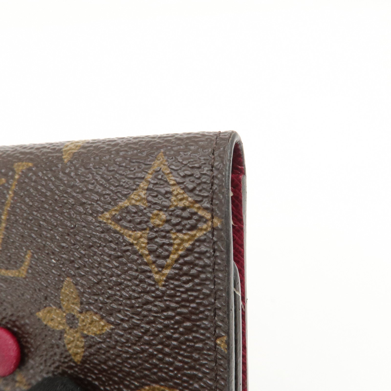 Louis Vuitton Monogram Multicles 6 Key Case Brown Fuchsia M60701