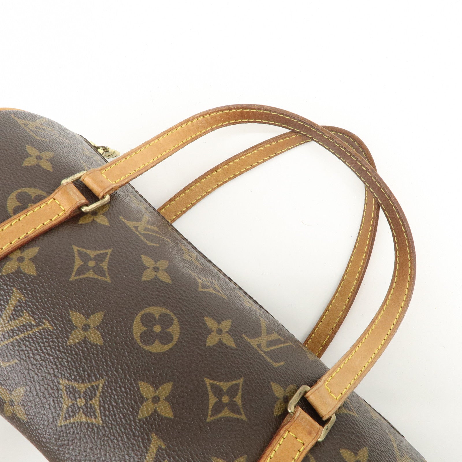Louis Vuitton Monogram Papillon 26 Hand Bag Brown M51386