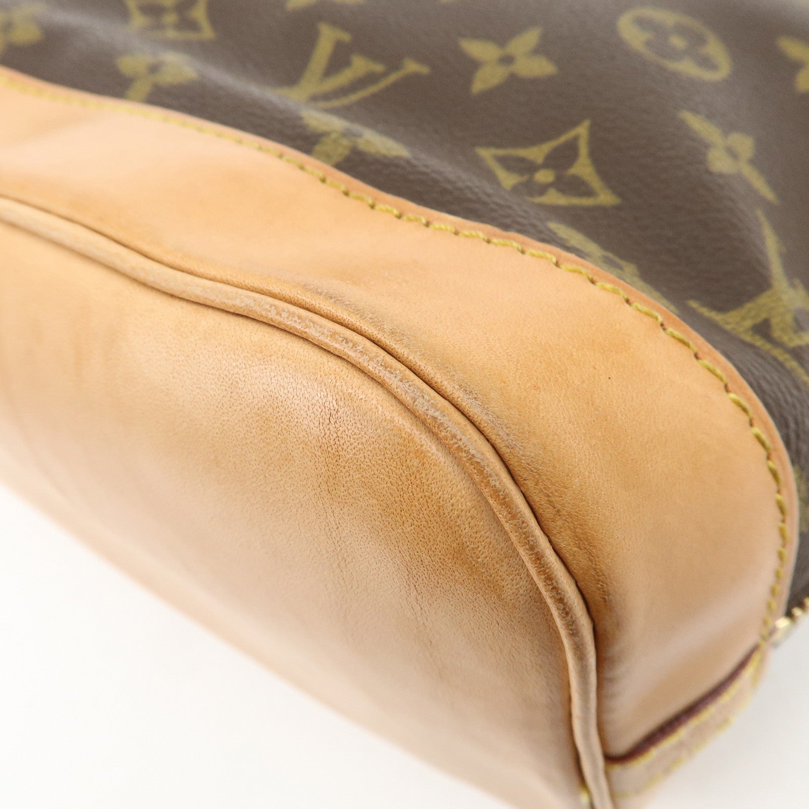 Louis Vuitton Monogram Canvas Alma Hand Bag Brown M51130