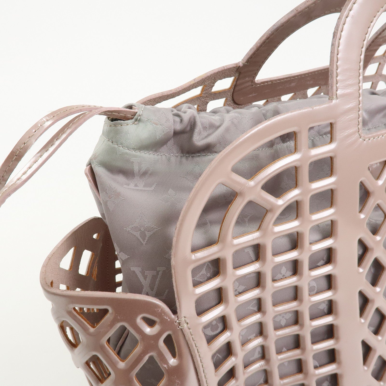 Louis Vuitton Gerry MM 2012 Spring Summer Tote Bag Rose M94207