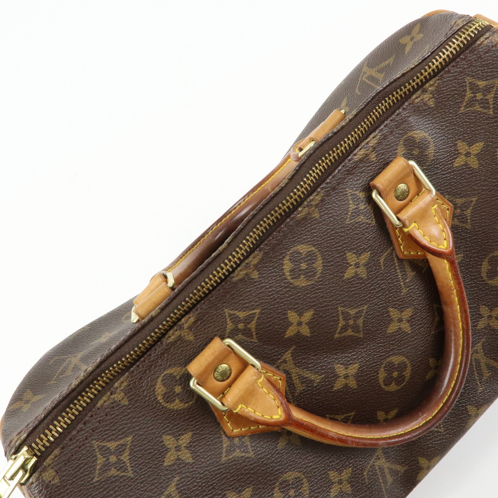 Louis Vuitton Monogram Speedy 30 Boston Bag Hand Bag Brown M41526