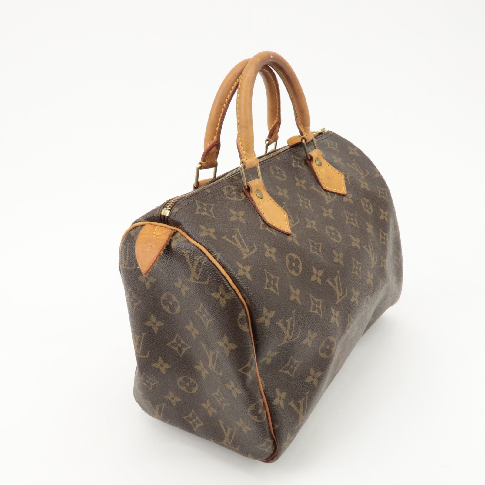 Louis Vuitton Monogram Speedy 30 Hand Bag Boston Bag M41526 Used