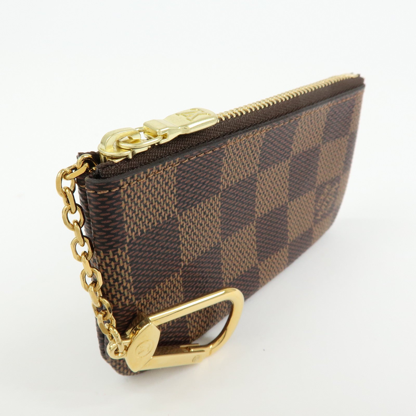 Louis Vuitton Damier Canvas Pochette Cles Damier Ebene N62658