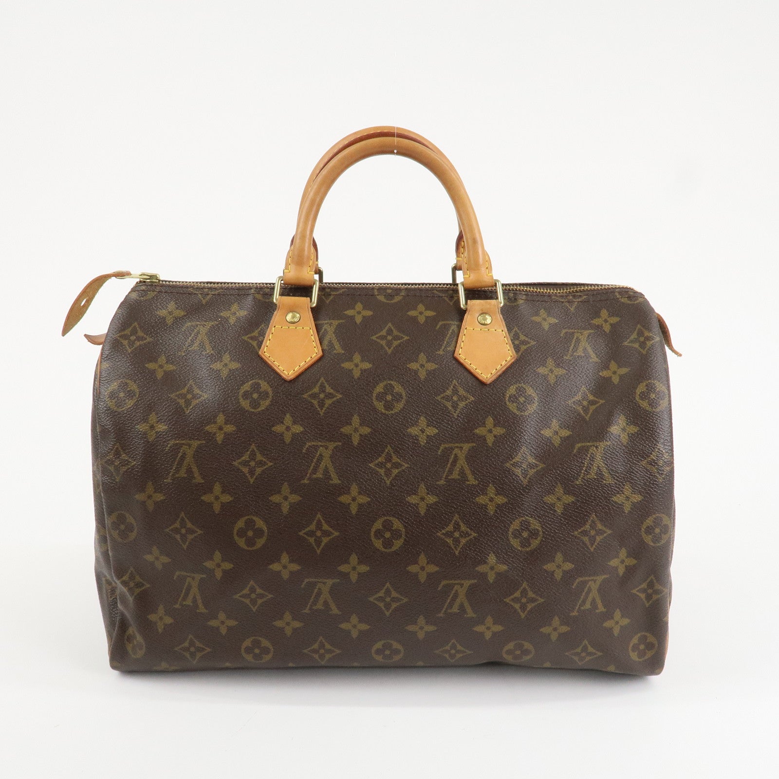 Louis Vuitton Monogram Speedy 35 Hand Bag Boston Bag M41524 Used