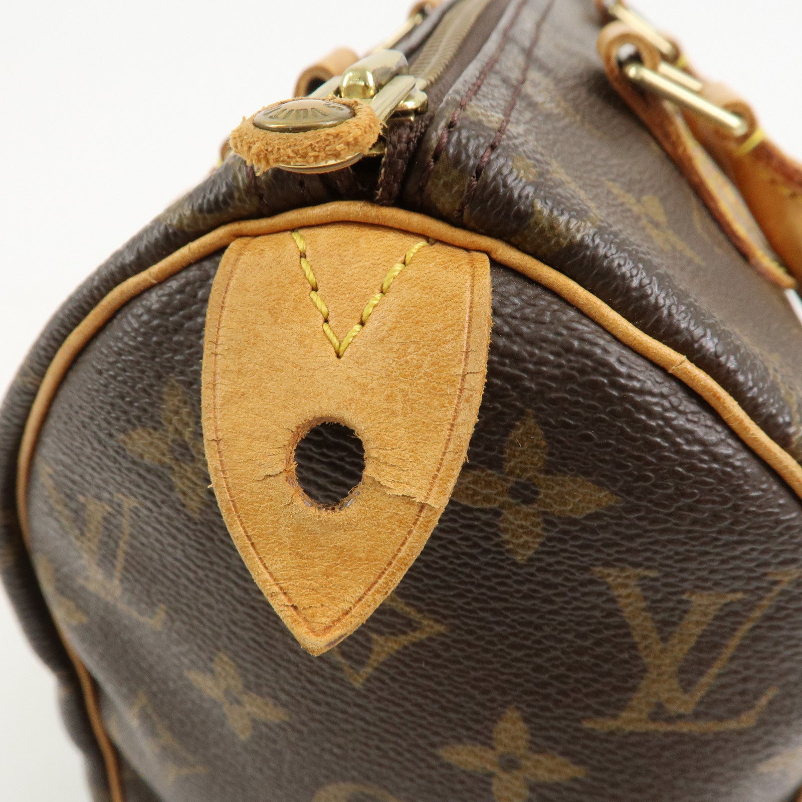 Louis Vuitton Monogram Speedy 25 Boston Bag Hand Bag Brown M41528