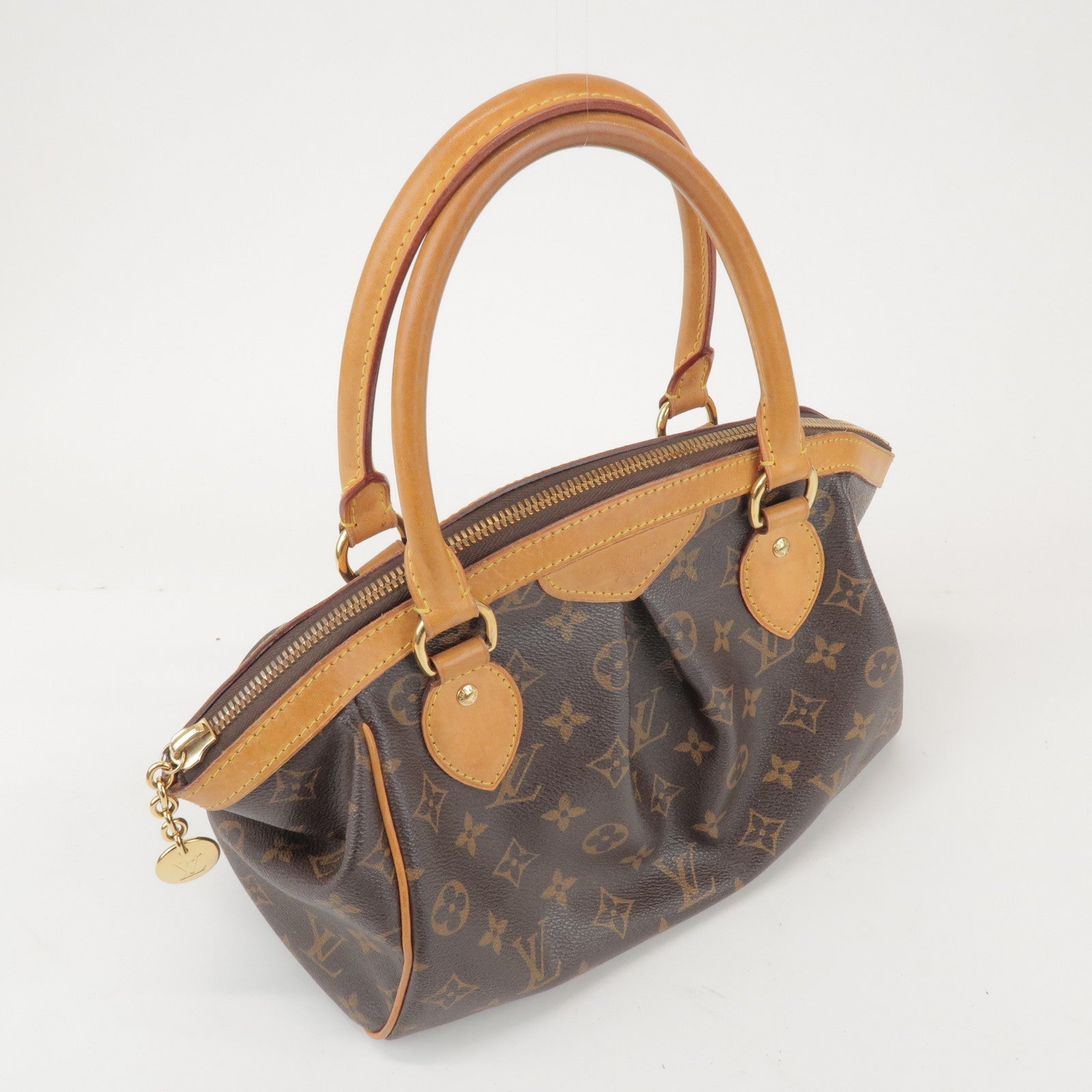 Louis Vuitton Monogram Tivoli PM Hand Bag Shoulder Bag Brown M40143