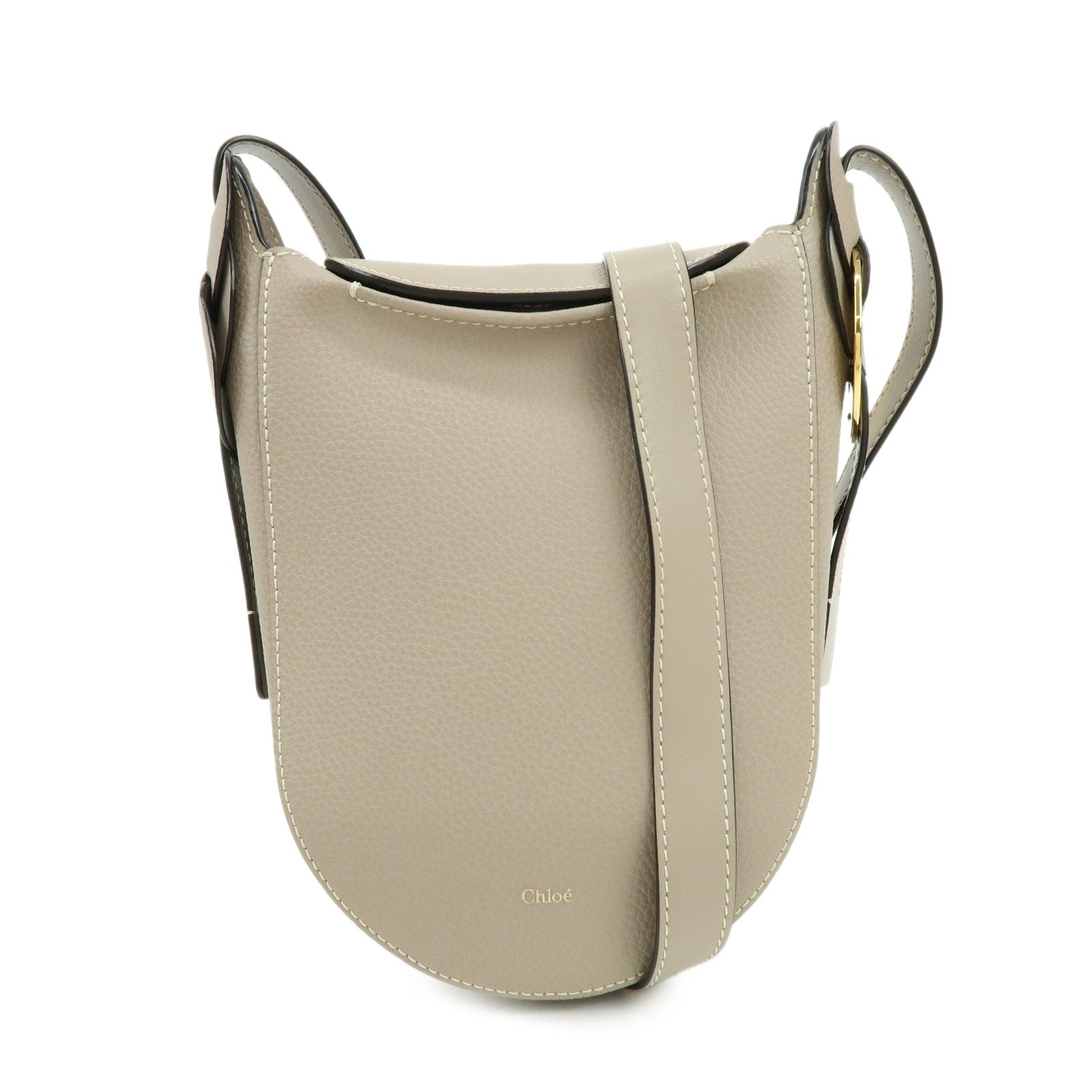 Chloe Darryl Calf Leather Shoulder Bag Crossboday Bag Greige