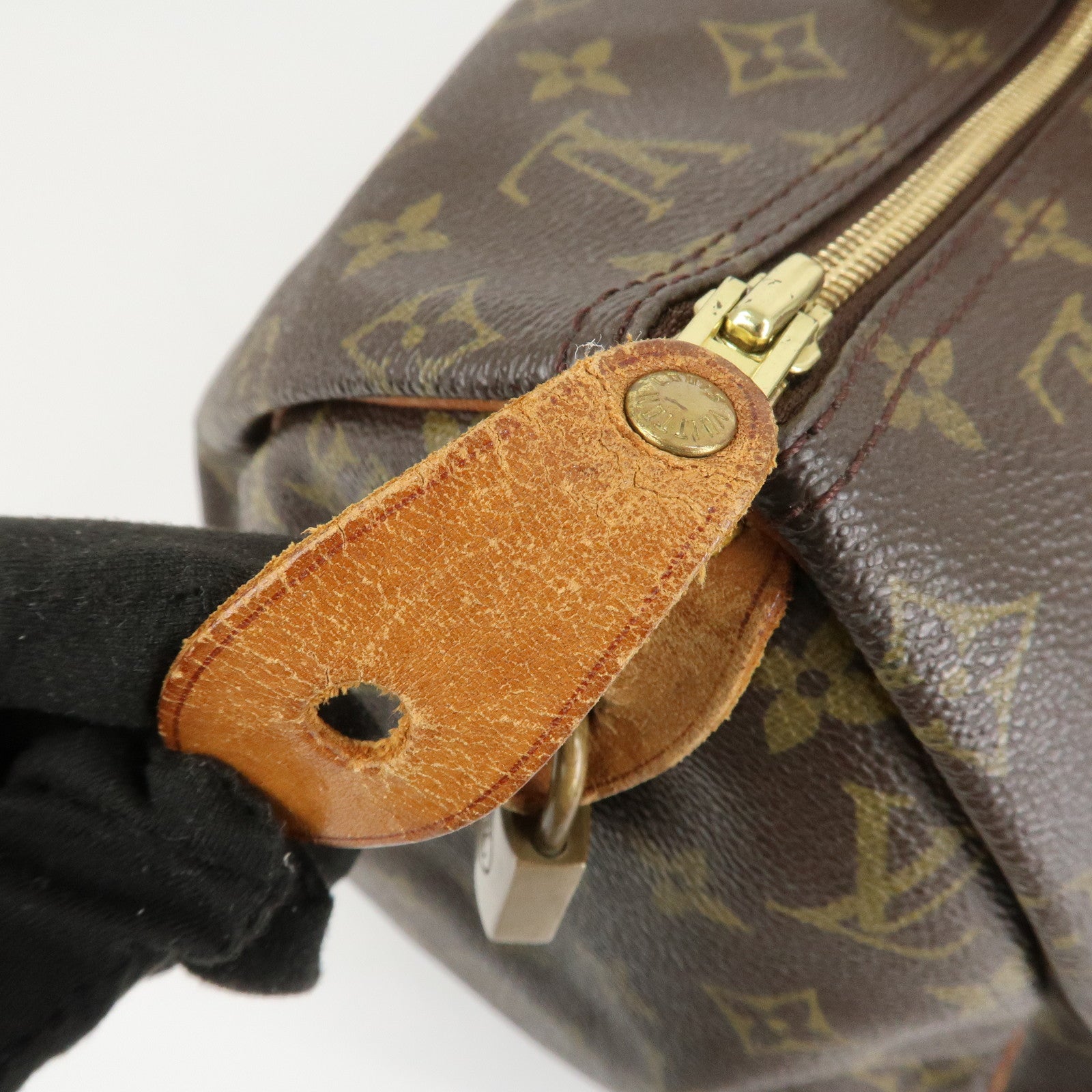 Louis Vuitton Monogram Speedy 40 Hand Bag Boston Bag M41522