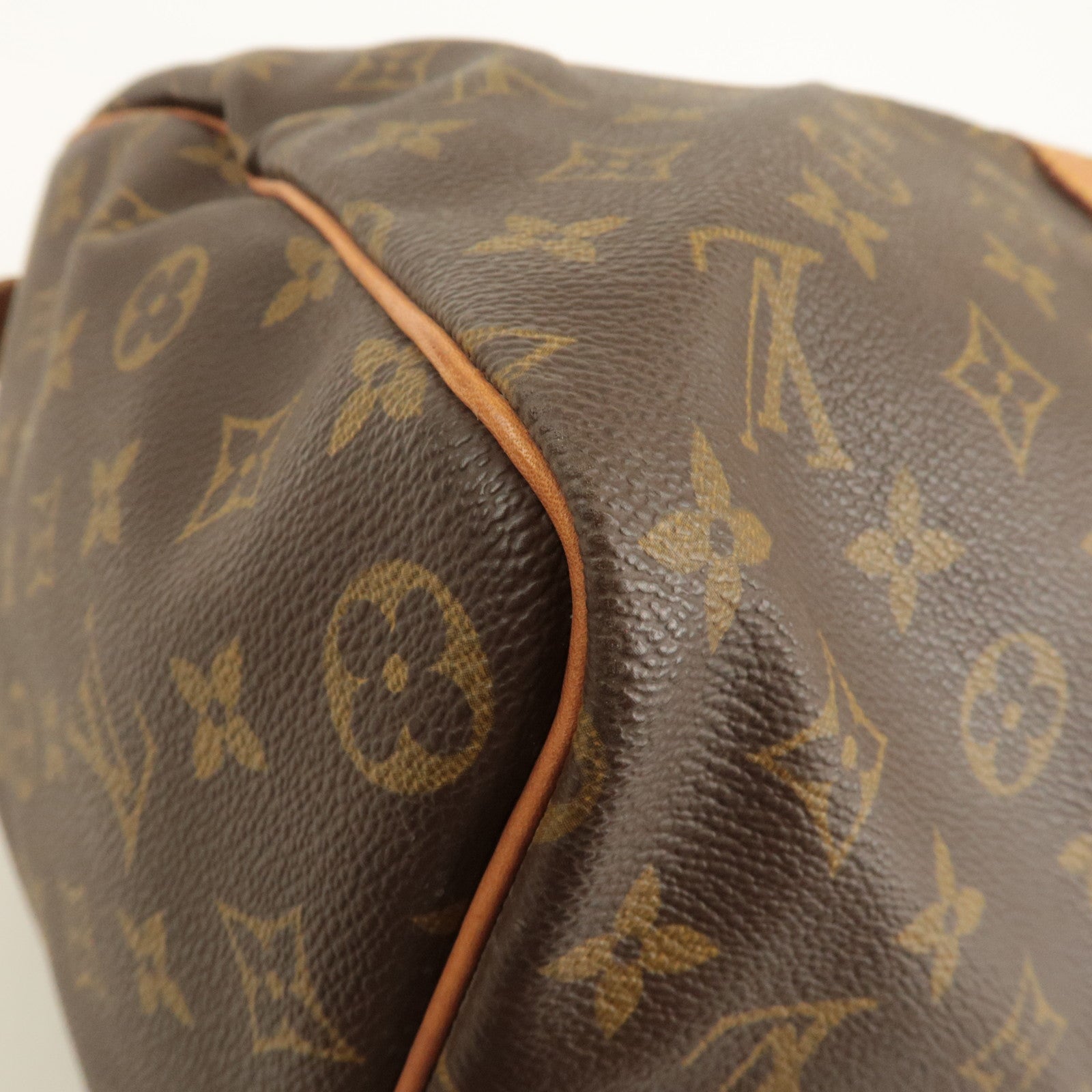 Louis Vuitton Monogram Keep All 45 Boston Bag Brown M41428