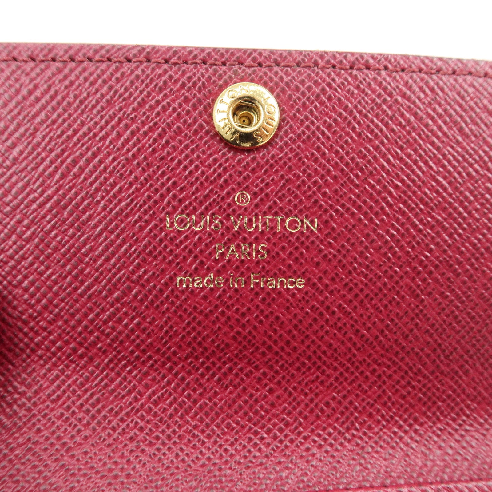 Louis Vuitton Monogram Multicles 6 Key Case Brown Fuchsia M60701