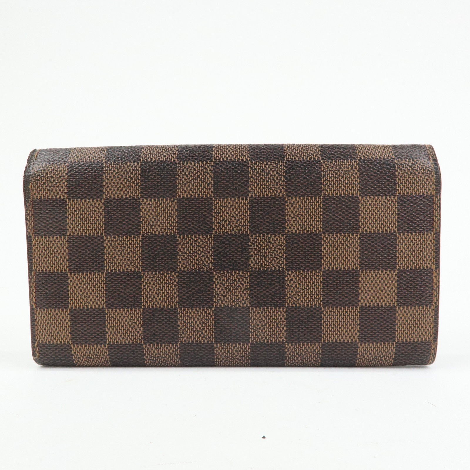 Louis Vuitton Damier Portefeuille Sarah Long Wallet Brown N61734