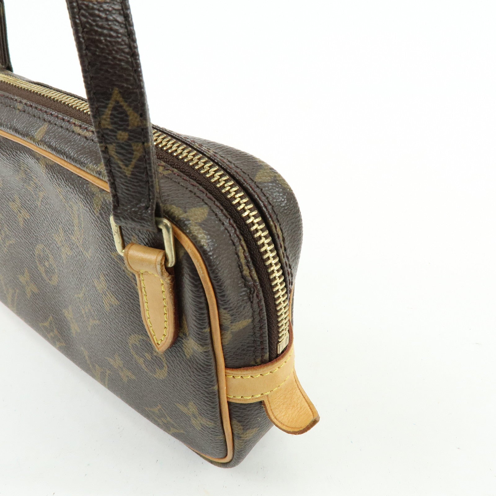 Louis Vuitton Monogram Pochette Marly Bandouliere Bag Brown M51828