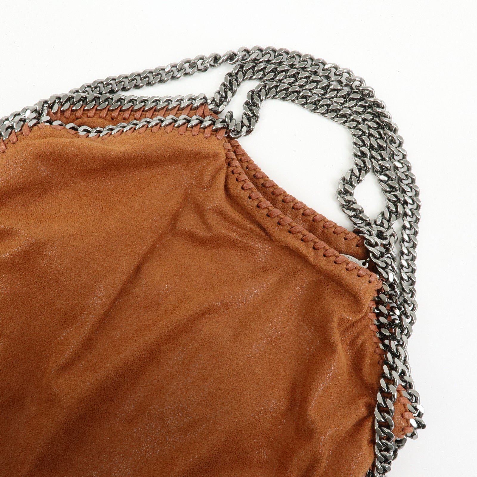 STELLA MCCARTNEY Falabella Polyester 2Way Bag Hand Bag Brown