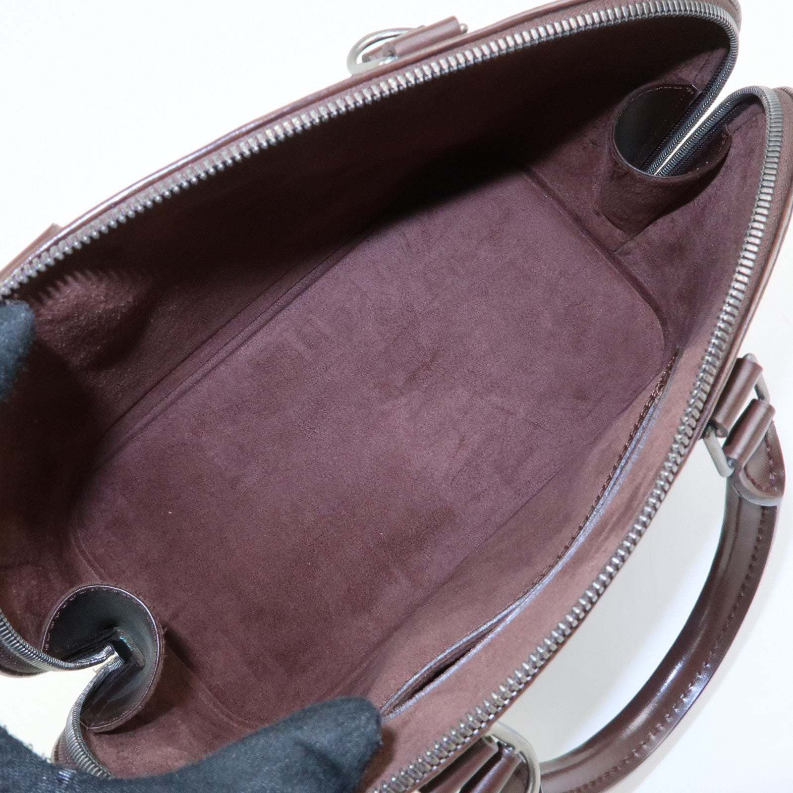 Louis Vuitton Epi Leather Alma Hand Bag Mocha M5214D
