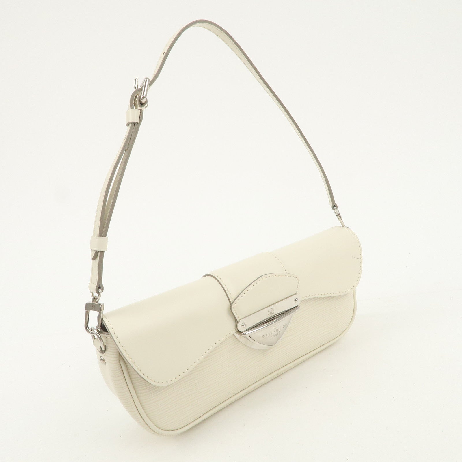 Louis Vuitton Epi Pochette Montaigne Shoulder Bag Ivoire M5929J Used
