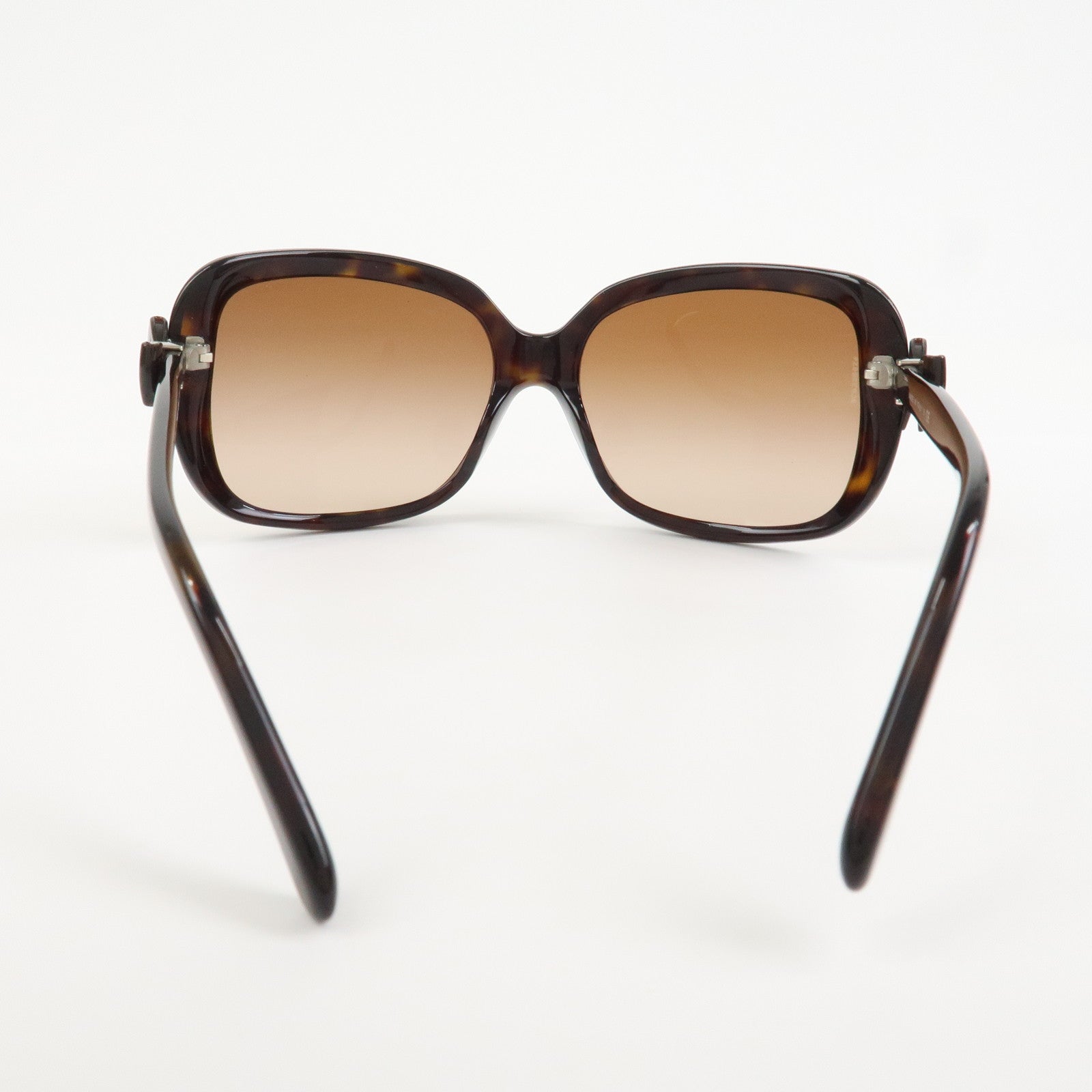 CHANEL CC Bow Sunglasses Tortoiseshell 5171-A c.714/3B 60□17