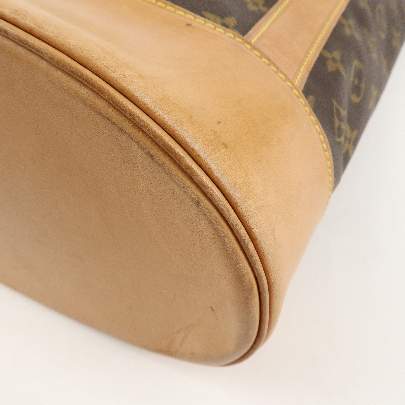 Louis Vuitton Monogram Randonnee PM Laundry Bag Brown M42243 Used