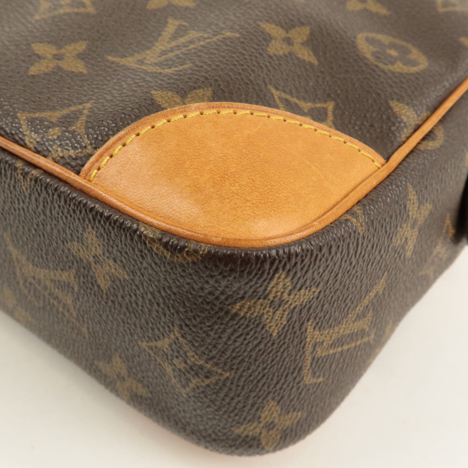 Louis Vuitton Monogram Compiegne 28 Pouch Clutch Bag Brown M51845 Used