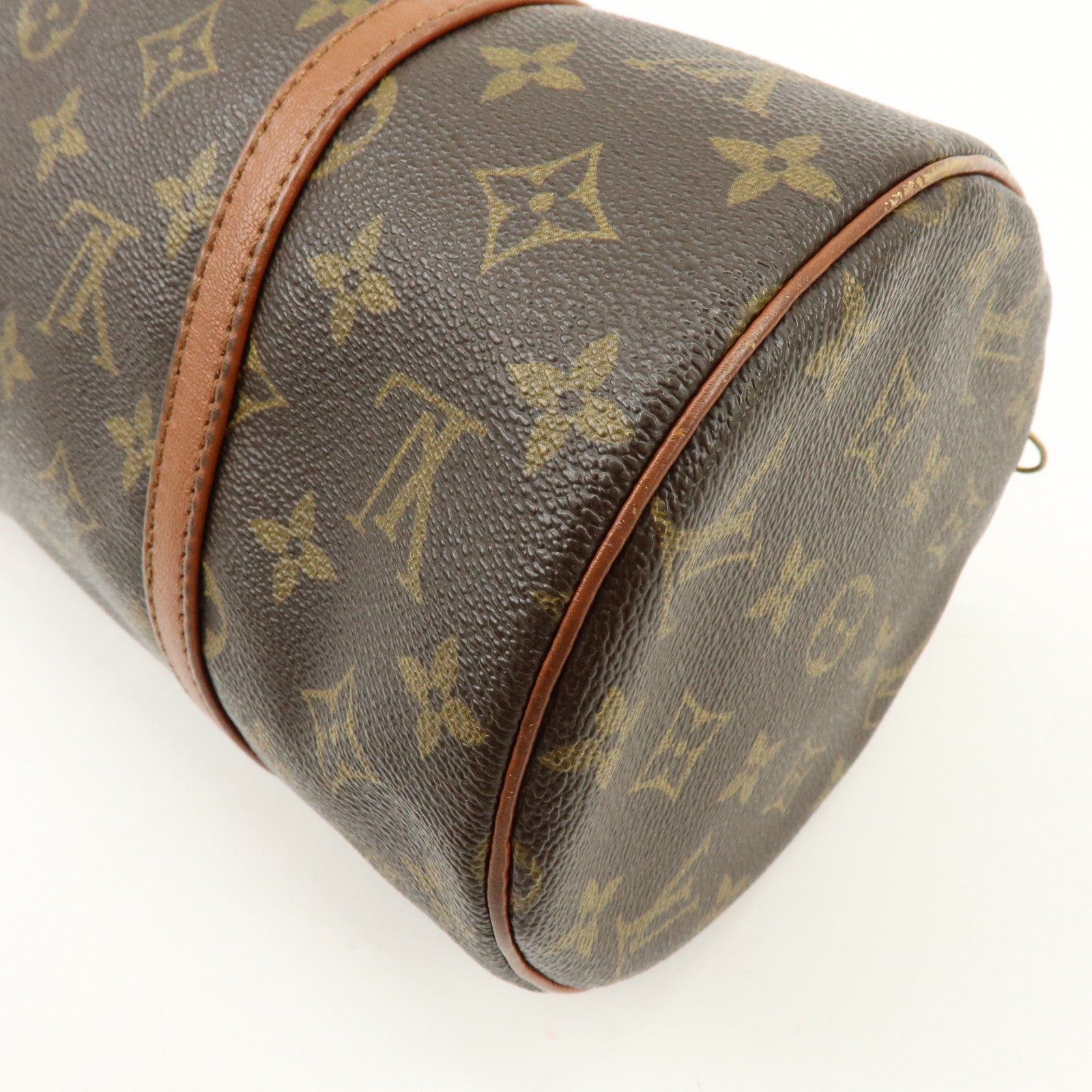Louis Vuitton Monogram Papillon 30 Hand Bag Brown M51365