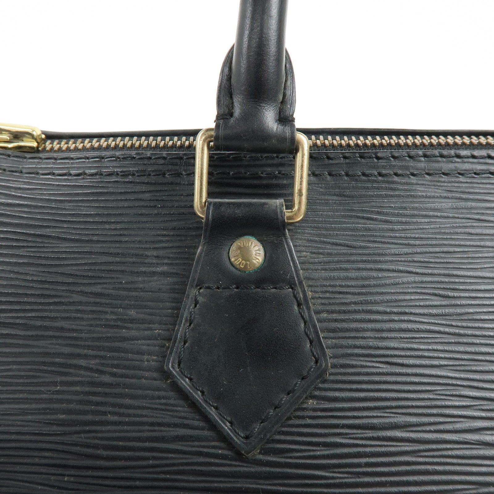Louis Vuitton Epi Speedy 25 Leather Hand Bag Boston Bag Noir M59032