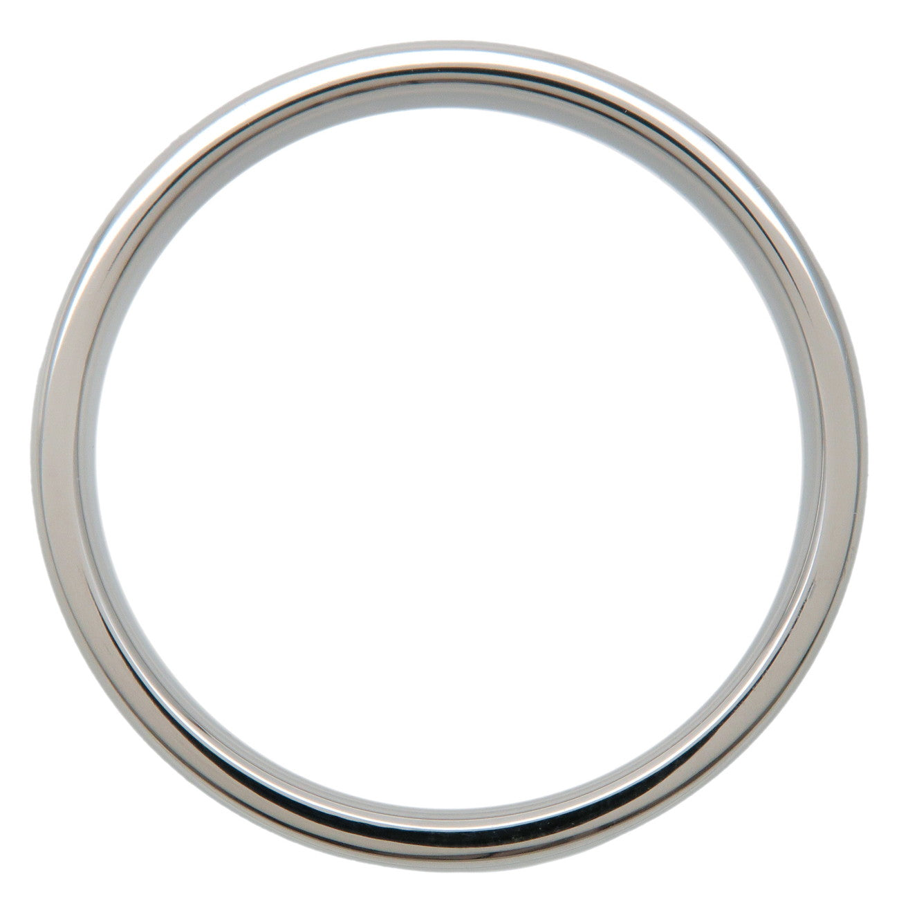 Tiffany & Co Classic Band Ring PT950 Platinum US9-9.5 EU60 HK21 Used
