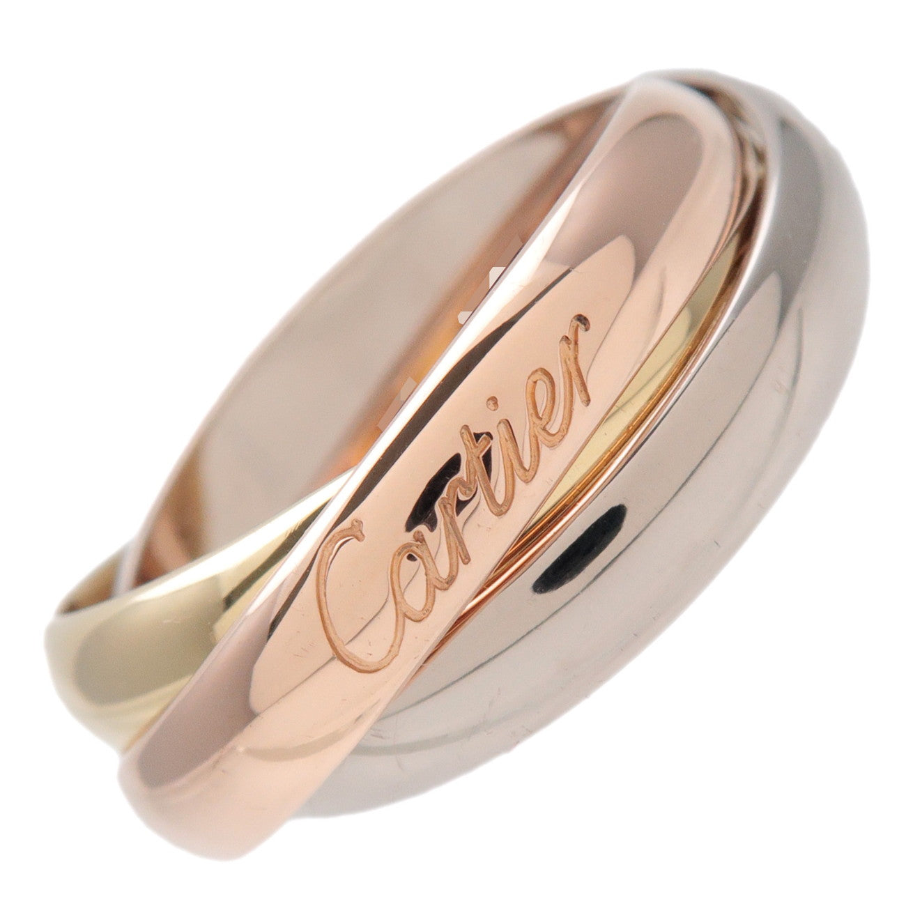 Cartier Trinity Ring MM K18 750YG/WG/PG Gold #50 US5 EU50 HK11