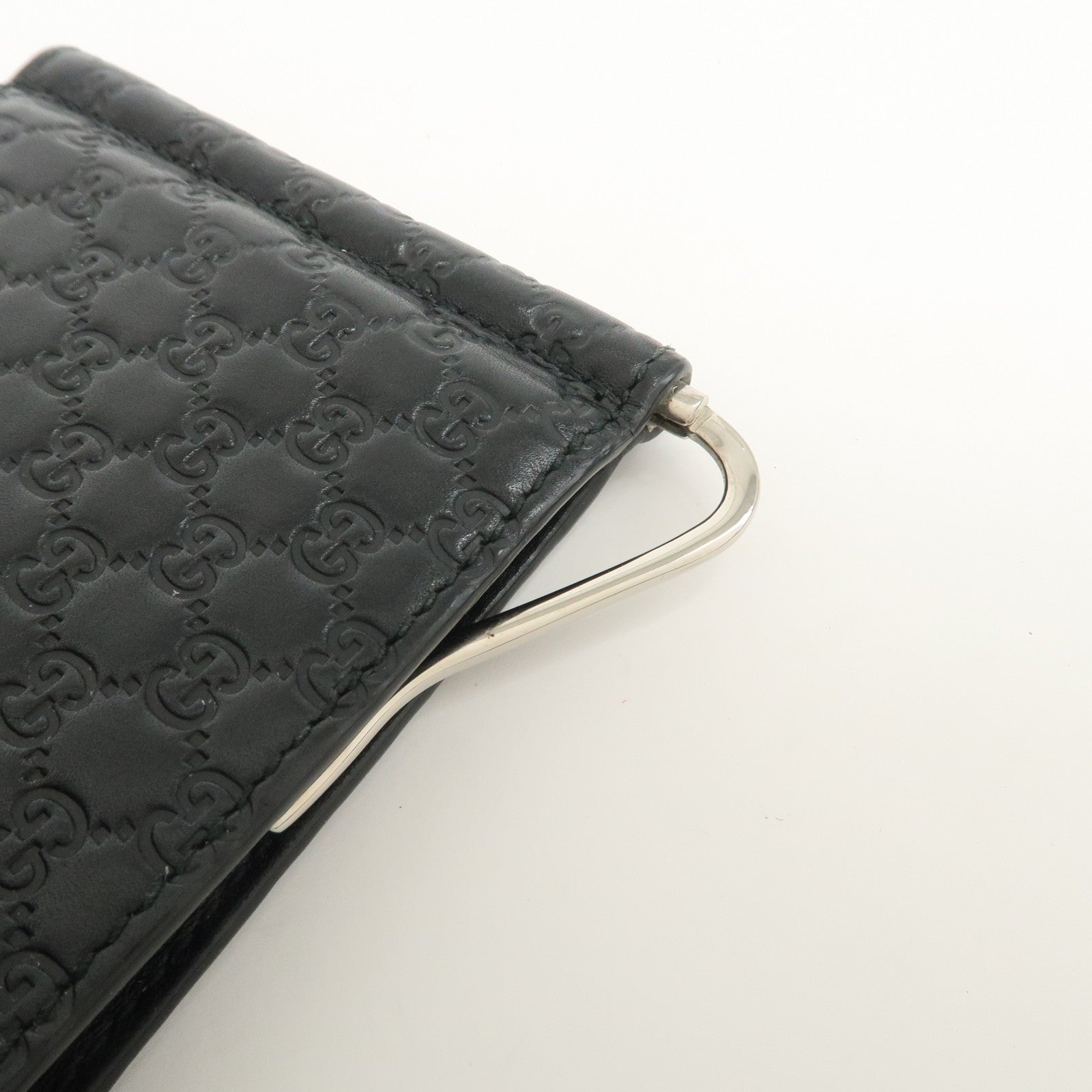 GUCCI Micro Guccissima Leather Bi-fold Wallet Card Case 544478