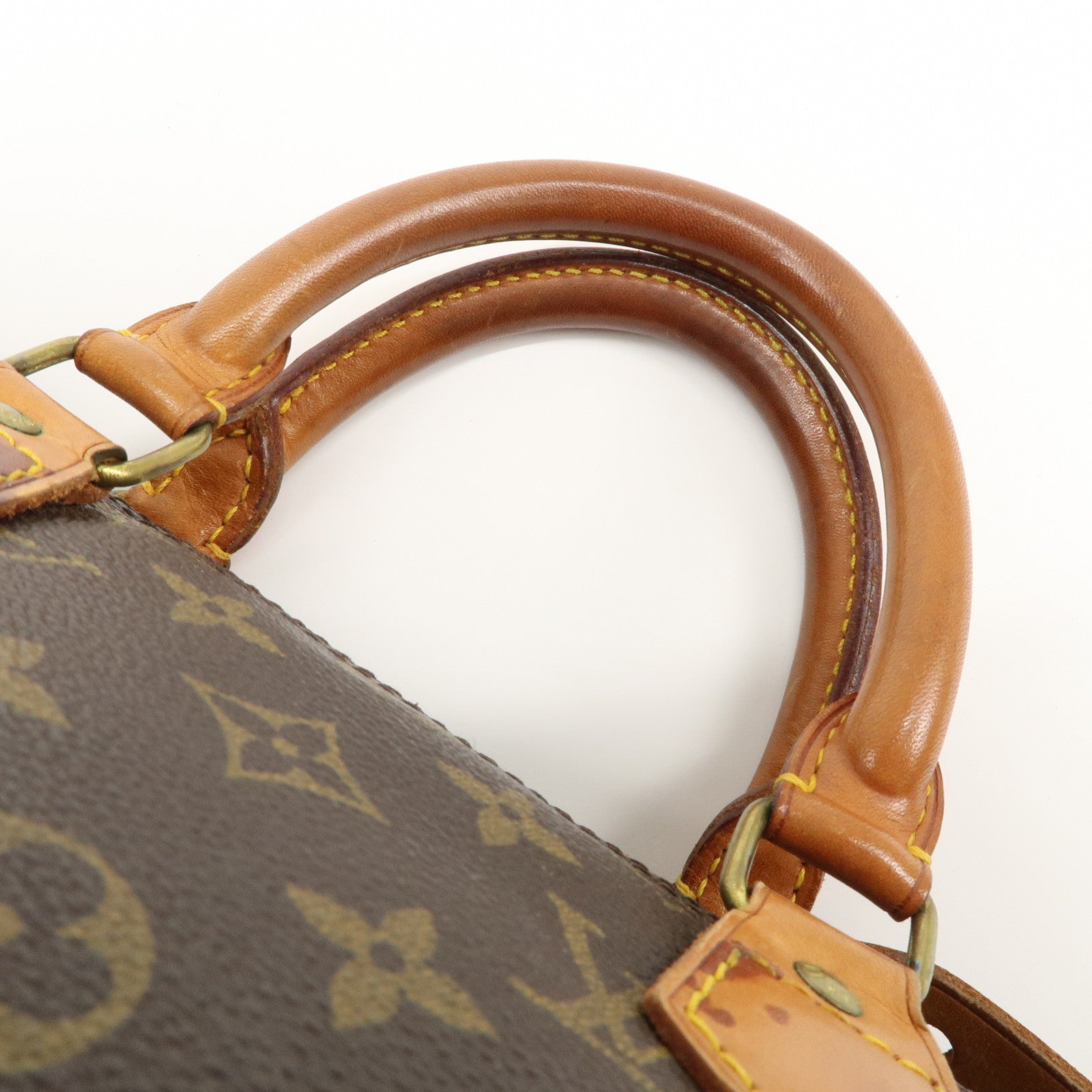 Louis Vuitton Monogram Speedy 30 Hand Bag Boston Bag Brown M41526 Used