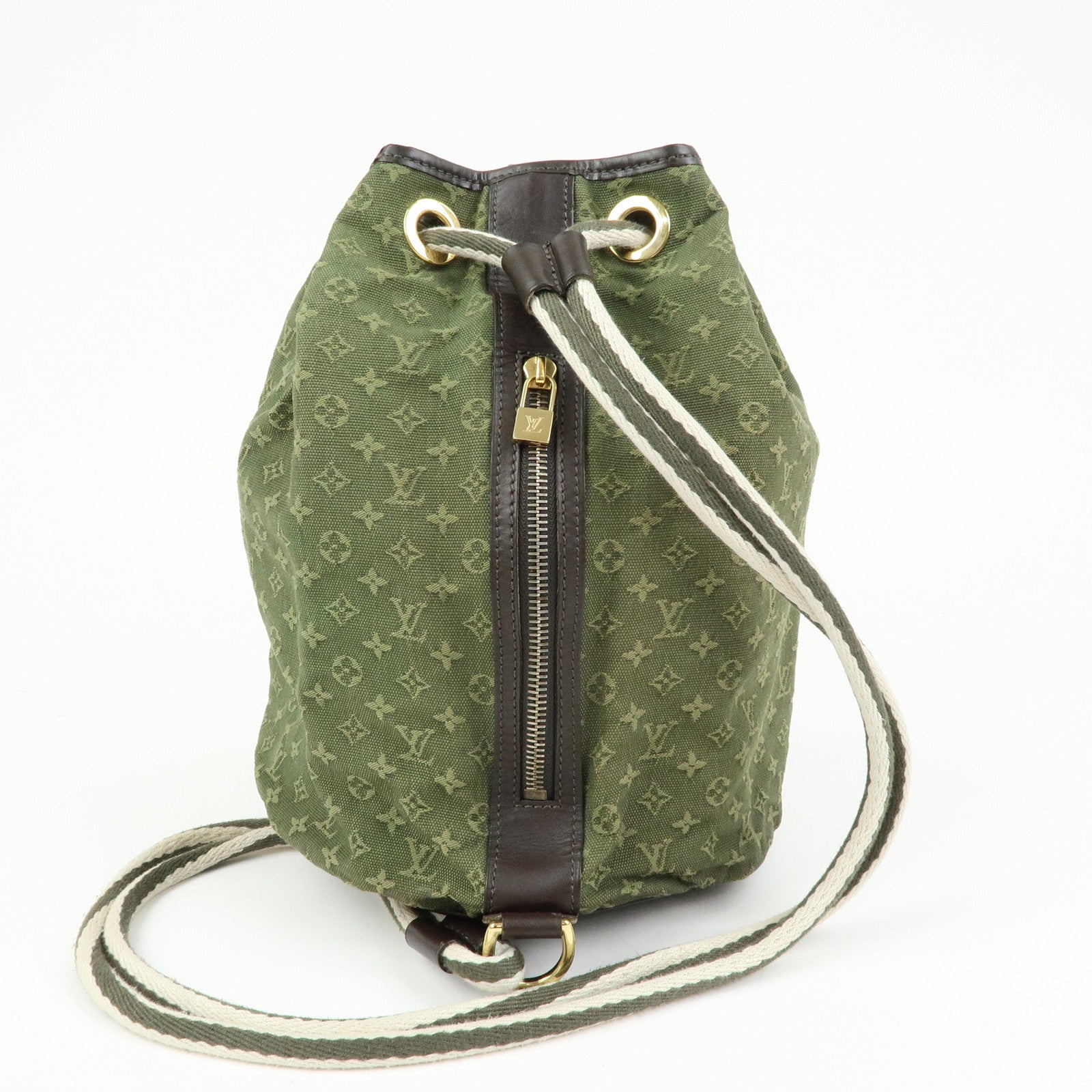 Louis Vuitton Betsy Monogram Mini Canvas Leather Shoulder Bag Khaki
