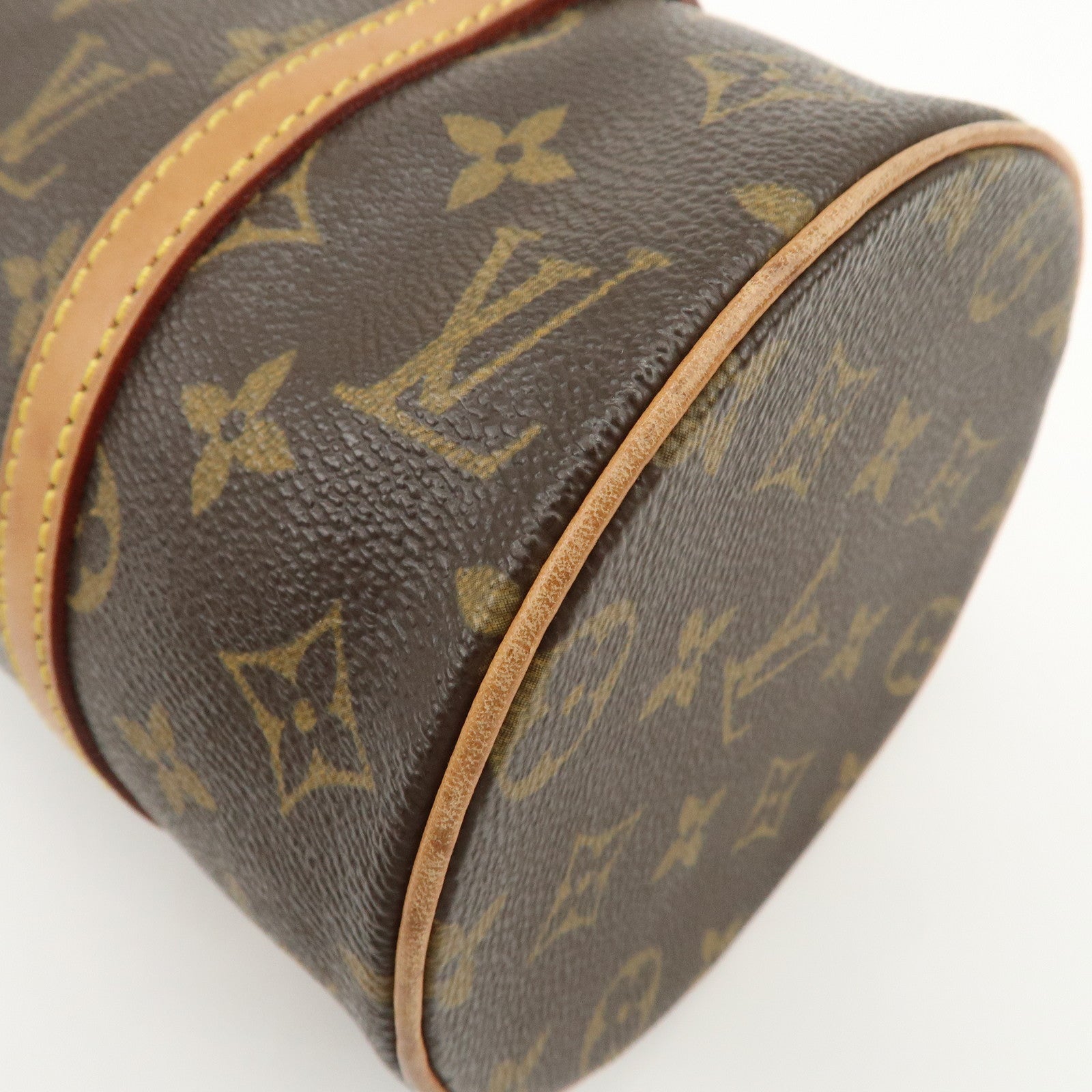 Louis Vuitton Monogram Papillon 26 Hand Bag Brown M51386