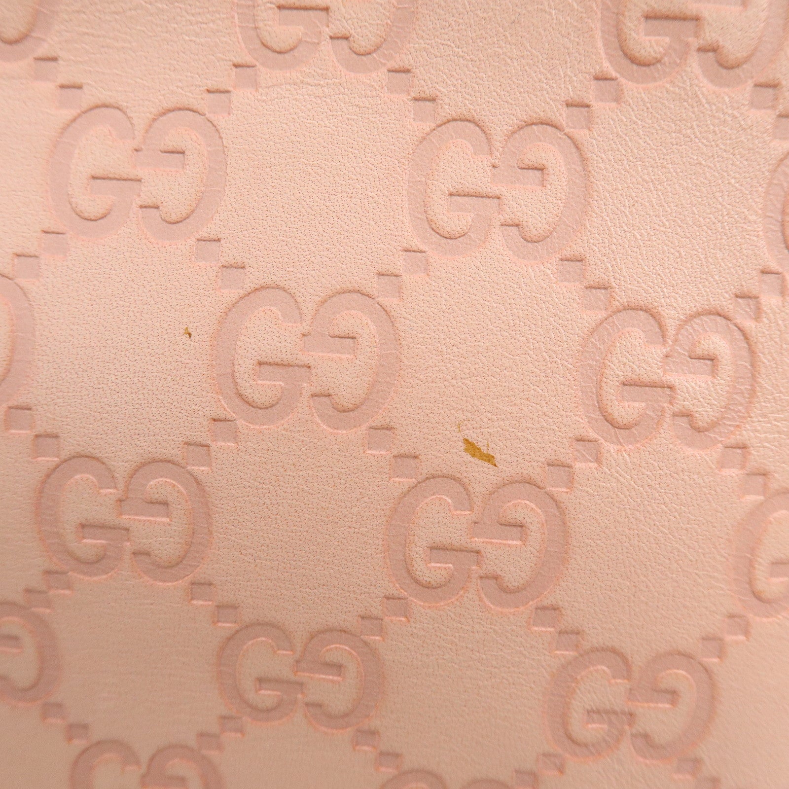 GUCCI Guccissima Leather Cosmetic Pouch Accessory Pouch Pink 141810