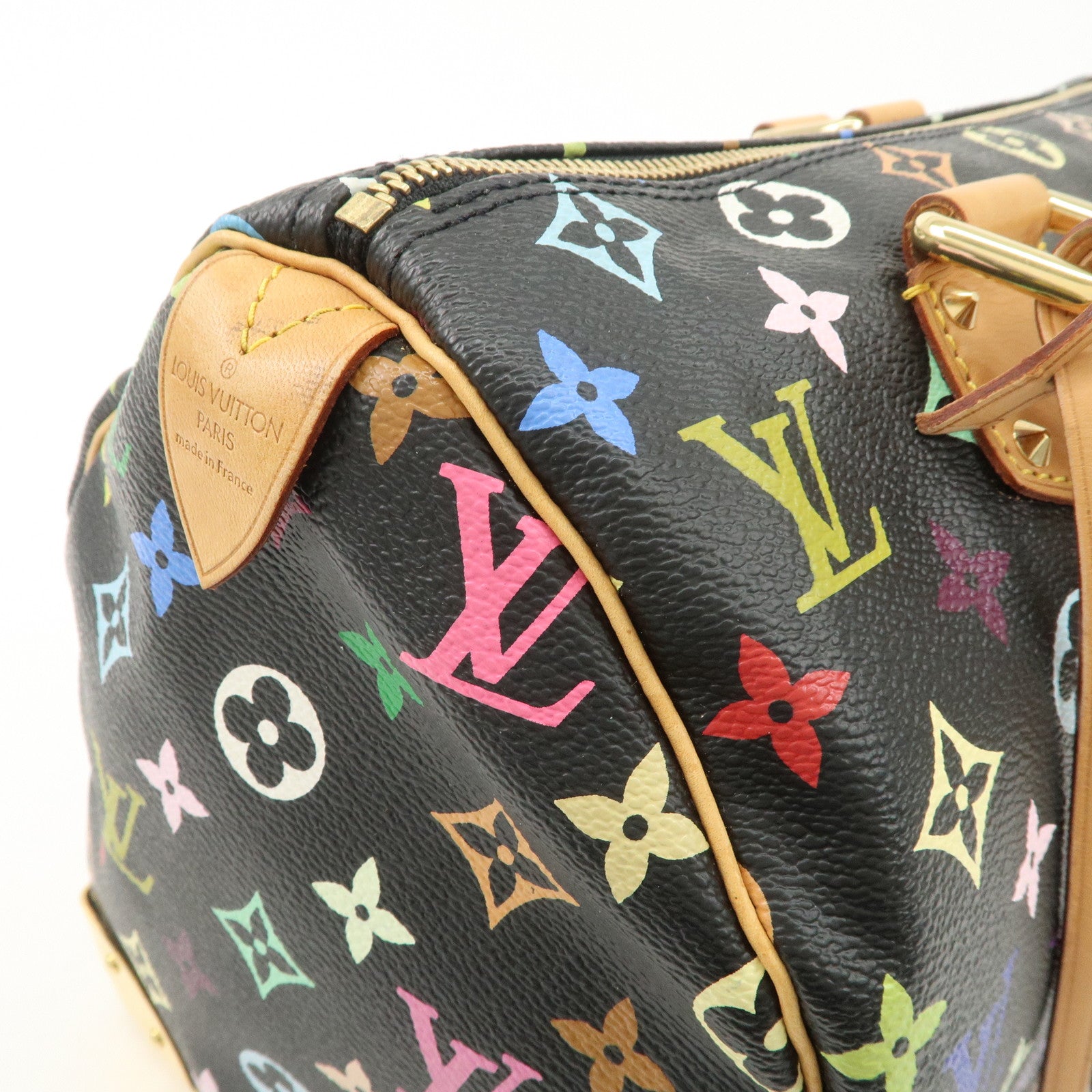 Louis Vuitton Monogram Multicolor Speedy 30 Hand Bag M92642 Used