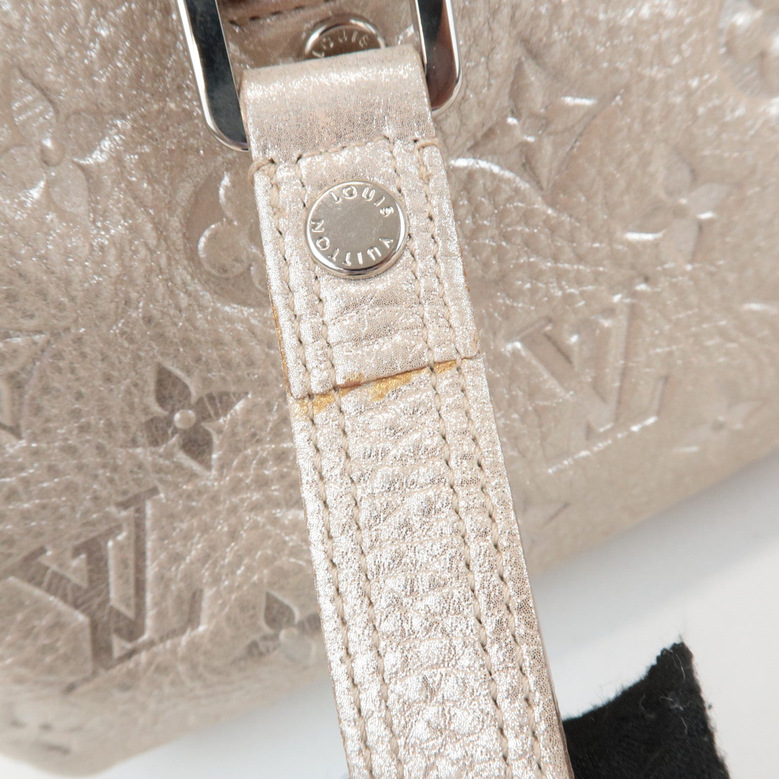Louis Vuitton Monogram Shimmer Comet Leather Hand Bag M95818 Used