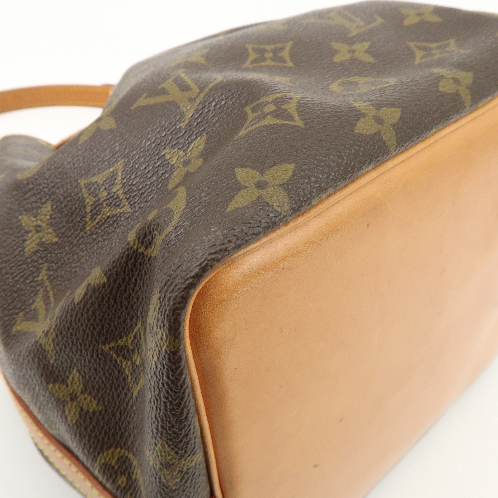 Louis Vuitton Monogram Petit Noe Shoulder Bag Brown M42226