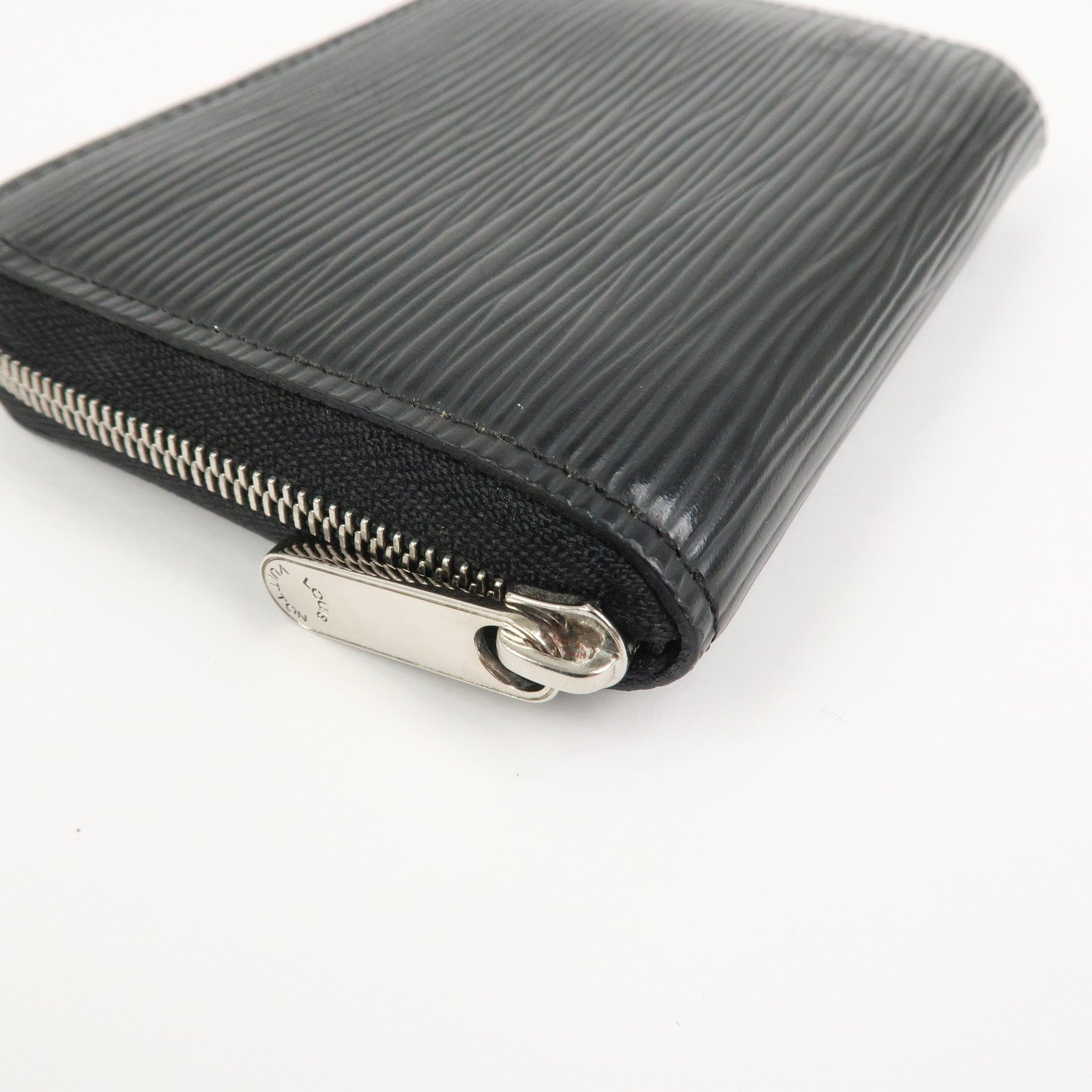 Louis Vuitton Epi Leather Zippy Coin Case Wallet Noir M60152