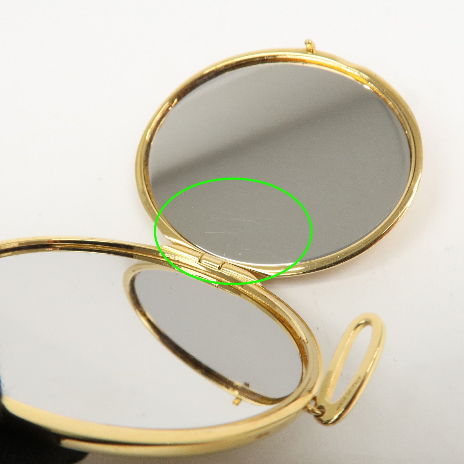 CELINE Metal Sulky Box Pendant Charm Pendant Top Gold