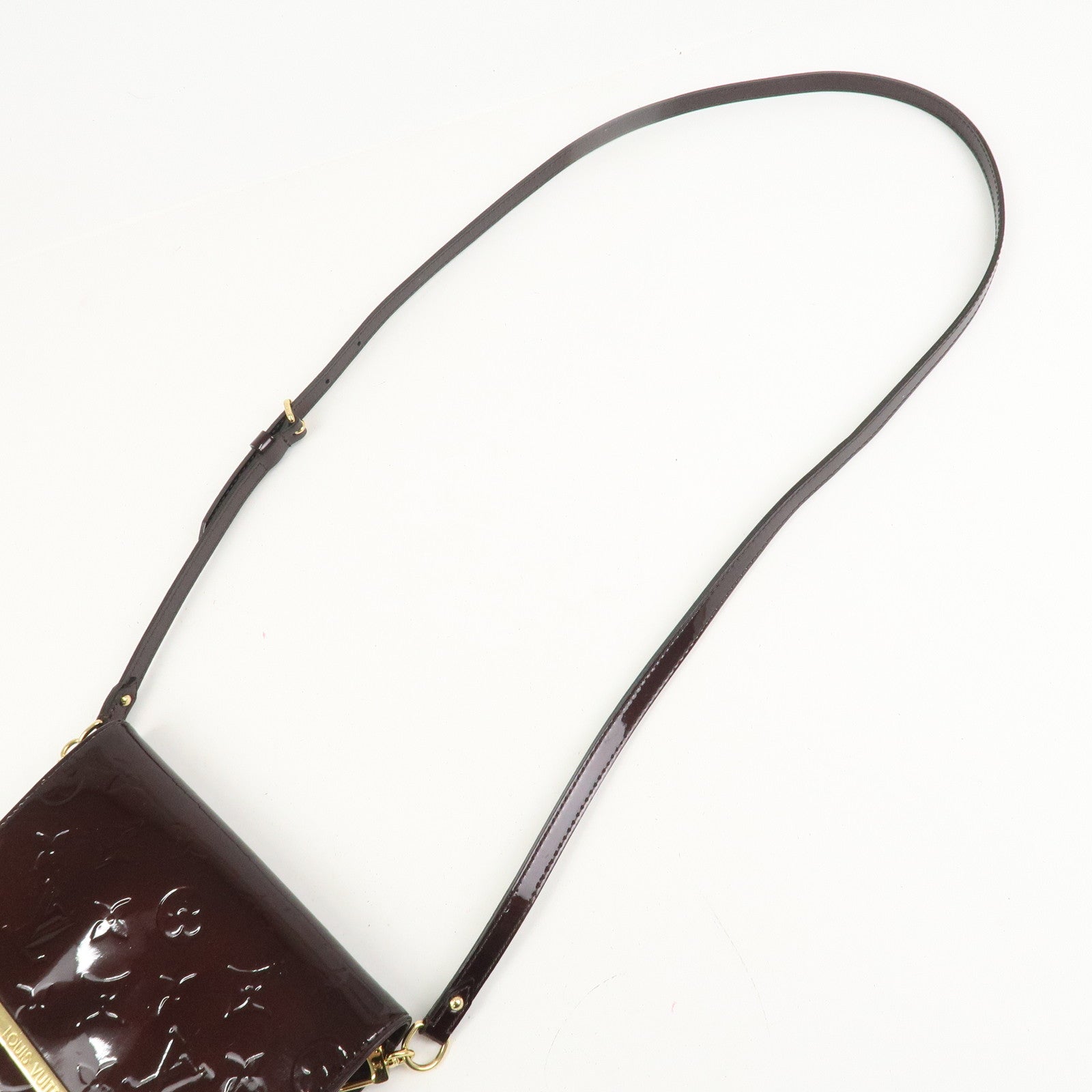 Louis Vuitton Vernis Rossmore PM Shoulder Bag Amarante M91546