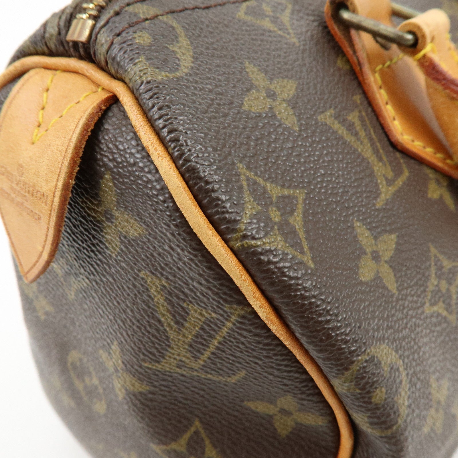 Louis Vuitton Monogram Speedy 25 Boston Bag Hand Bag Brown M41528