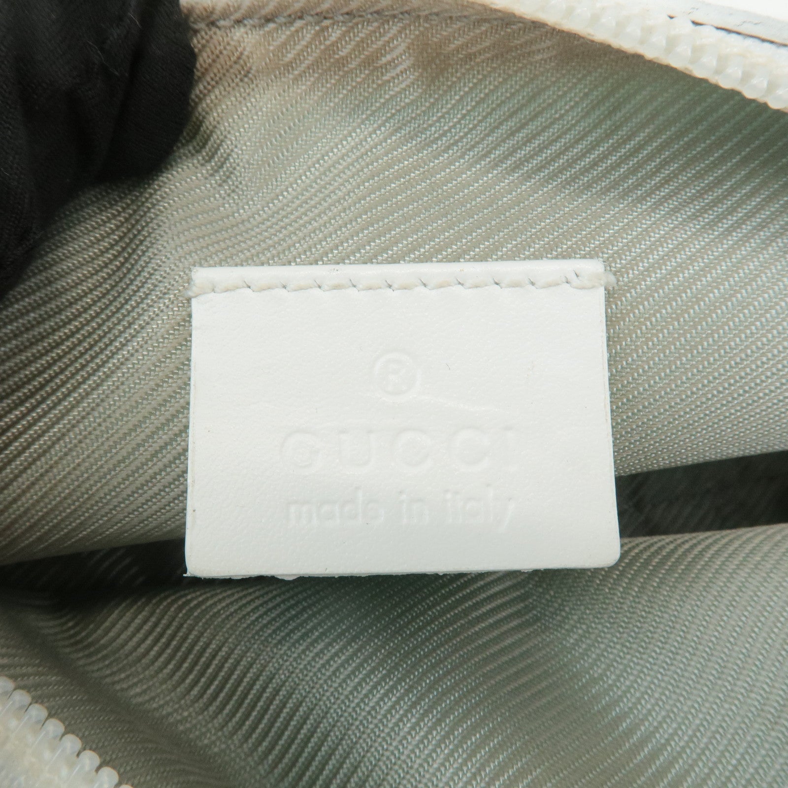 GUCCI Set of 2 GG Canvas Leather Cosmetic pouch 039.1113/29596 Used