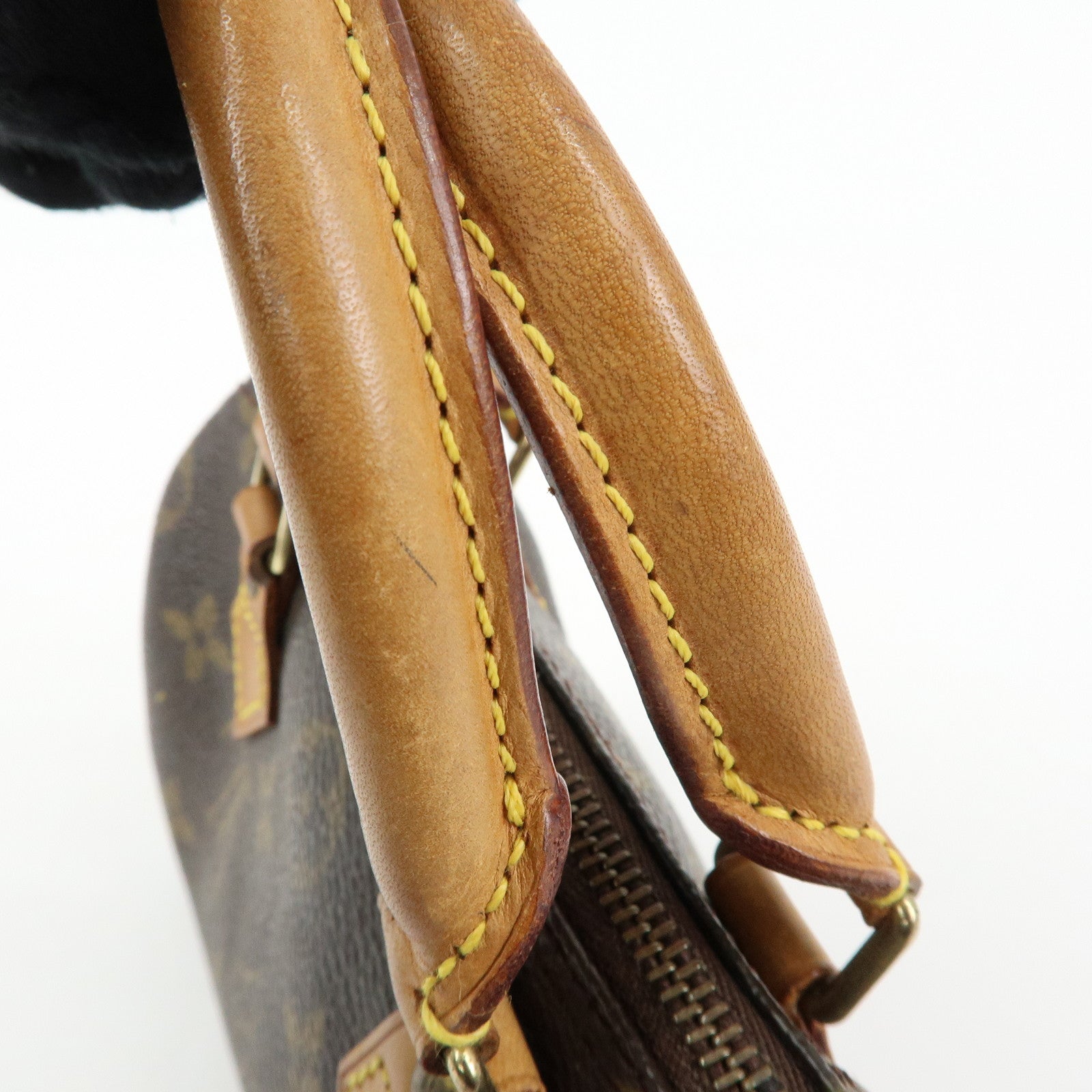 Louis Vuitton Monogram Mini Speedy Hand Bag Brown M41534